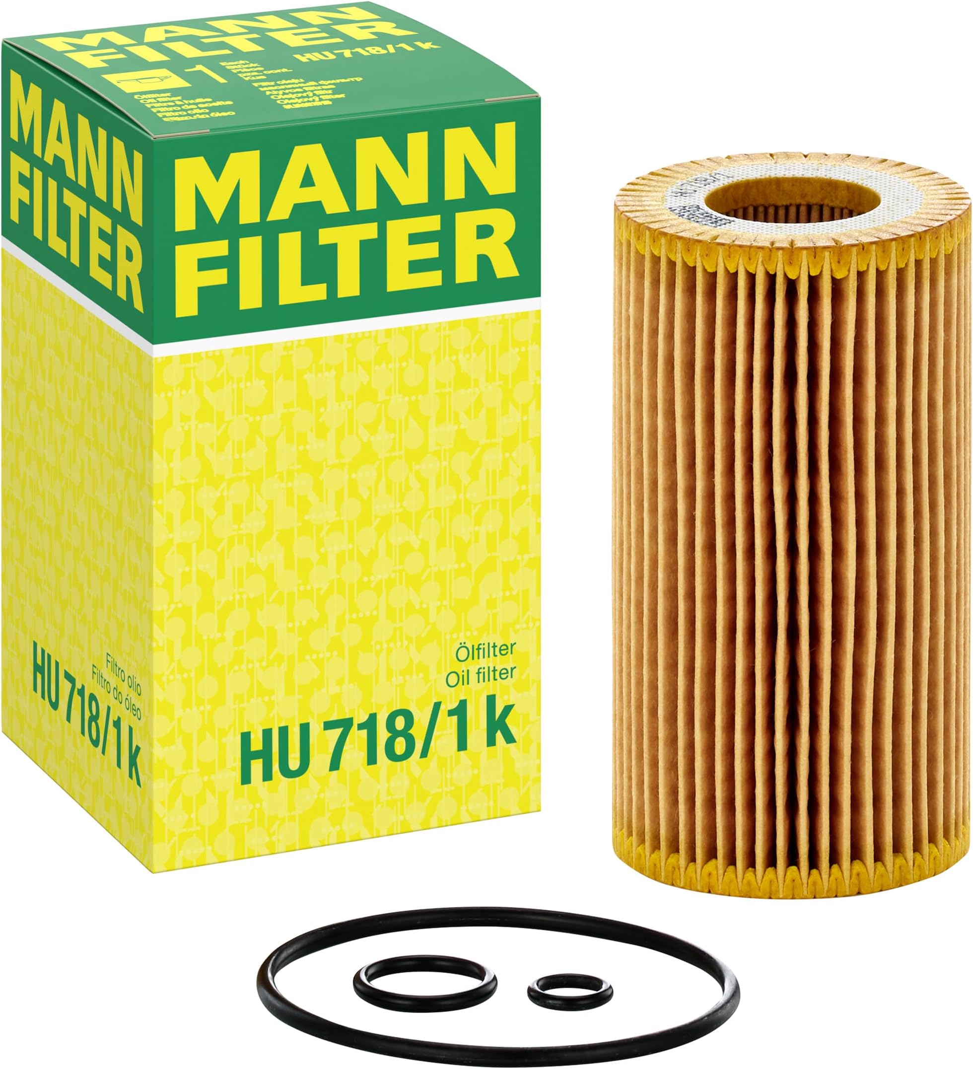 Mann Filter HU718/1Z Oil Filter Element, Metal Free