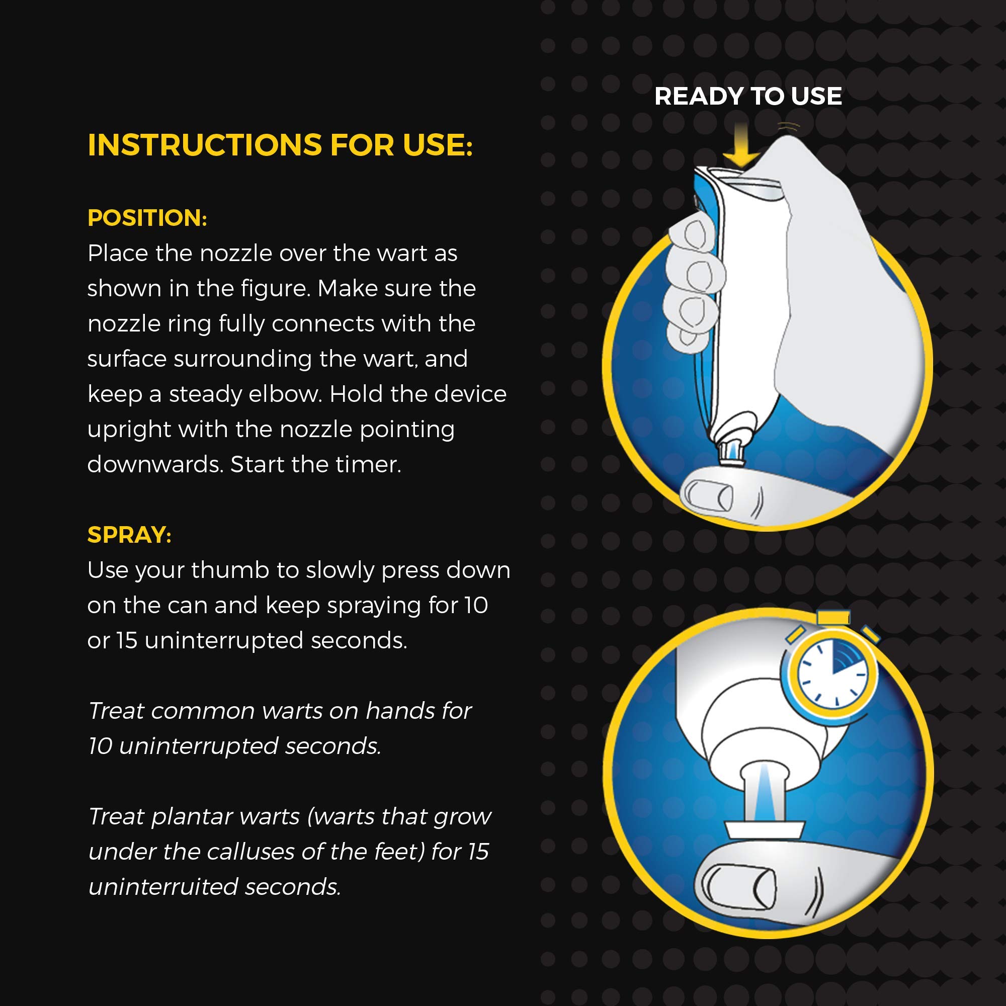 Dr. Scholls Freeze Away MAX WART Remover, 10 Applications Our Fastest Treatment