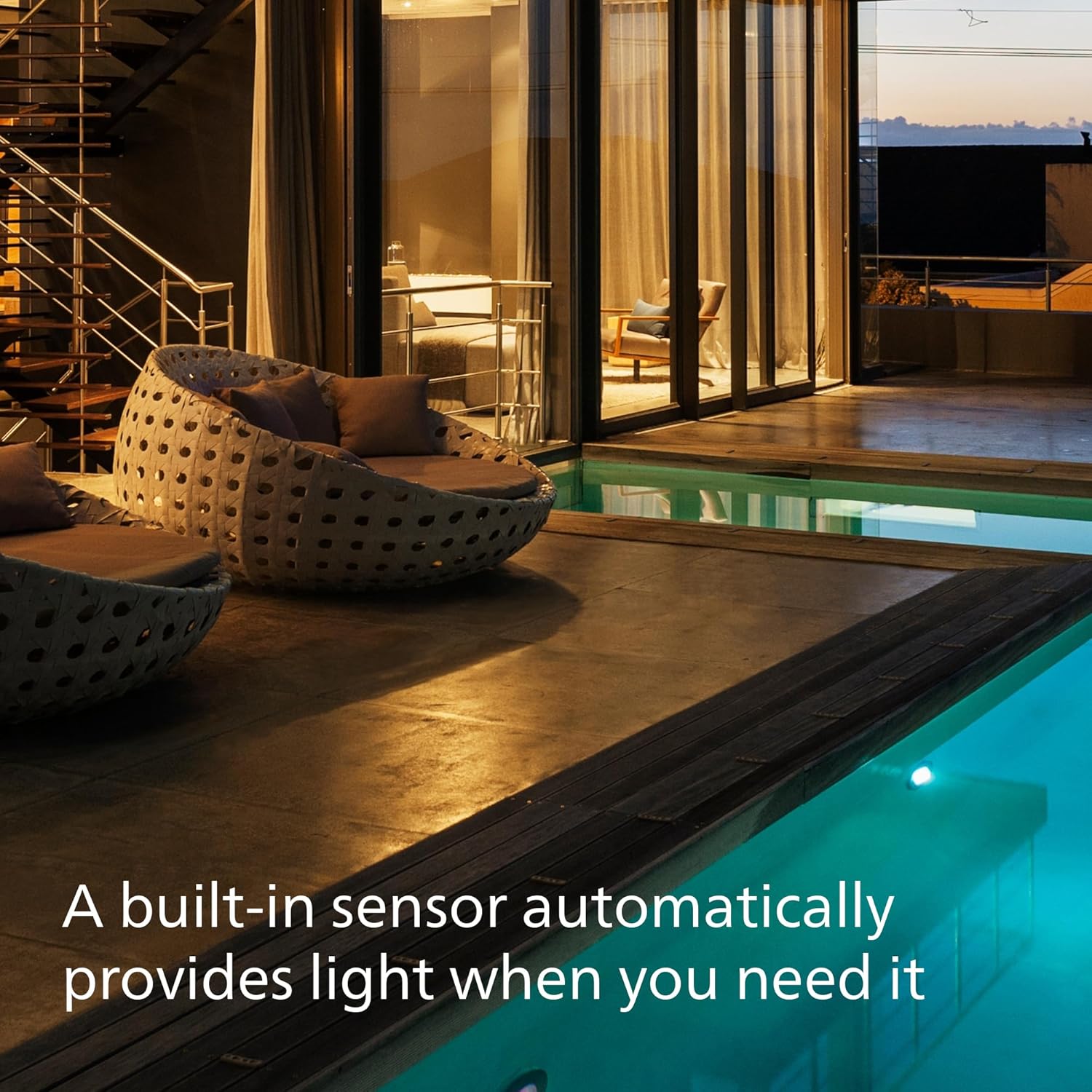 PHILIPS LED 40W B12 4-Pack Dusk to Dawn Soft White (2700K) 300 Lumen (3W = 40W) Clear Flicker-Free Candelabra Light Bulbs