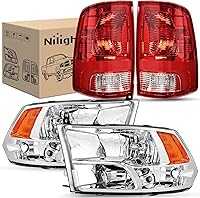 Vista 22 de Nilight Conjunto de luz trasera para Dodge Ram 2009 2010 2011 2012 2013 2014 2015 2016 2017 2018 Dodge Ram 1500 2500 3500 2019 2020 2021