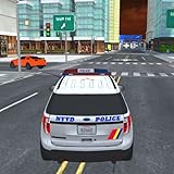 Simulador de conducción de coches de persecución policial real: juego de persecución policial en mundo abierto