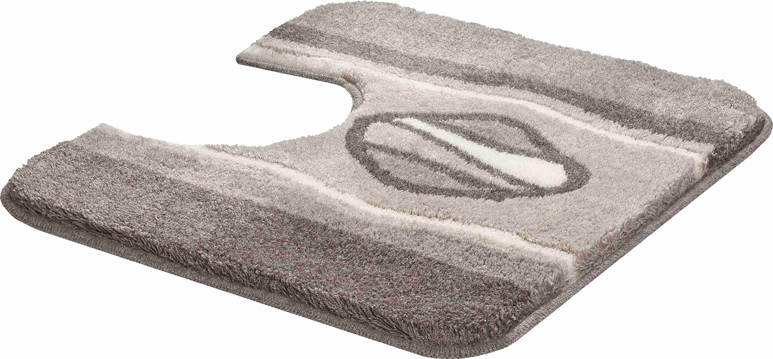 Grund Jewel Alfombra de Baño, Poliacrílico Ultrasoft, Marrón, 55x50 cm