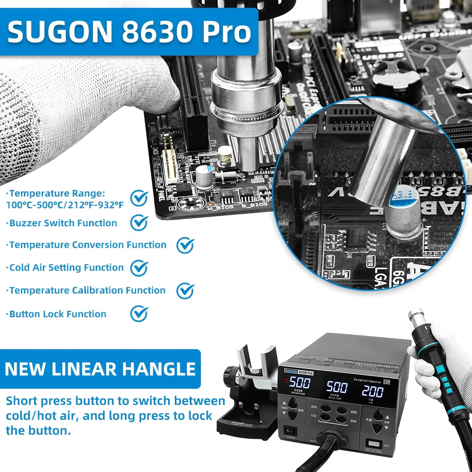 SUGON 8630Pro features diagram