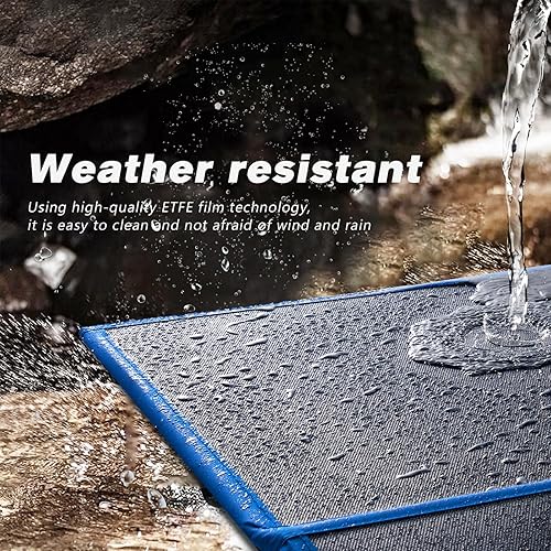 Miniatura 9 de ATEM POWER Panel solar portátil de 200 W, panel solar plegable HPBC, controlador de cargador MPPT de 20 A, salida USB de 5 V para batería de 1224