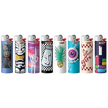 ルッキーページ BIC Special Edition Street Art Series Lighters, Assorted, 8