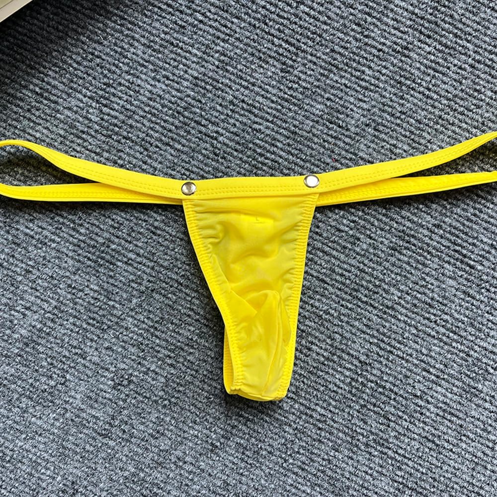 Gogobear Men's Low Rise Ice Silk Thongs Sexy See Through G-String Bikini Briefs Bulge Pouch Underwear Panties - Image 7