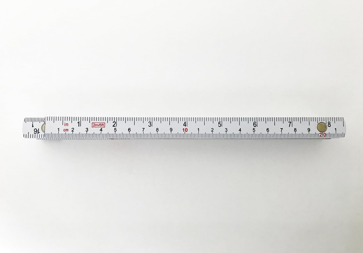 PERFECT MEASURING TAPE Co. FR-72 Carpenter's Folding Rule Lightweight Composite Construction Ruler with Easy-Read Inch Fractions - 6.5ft / 2m : Tools & Home Improvement