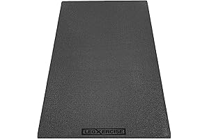 LegXercise & Ellipse Non-Slip Mat Black