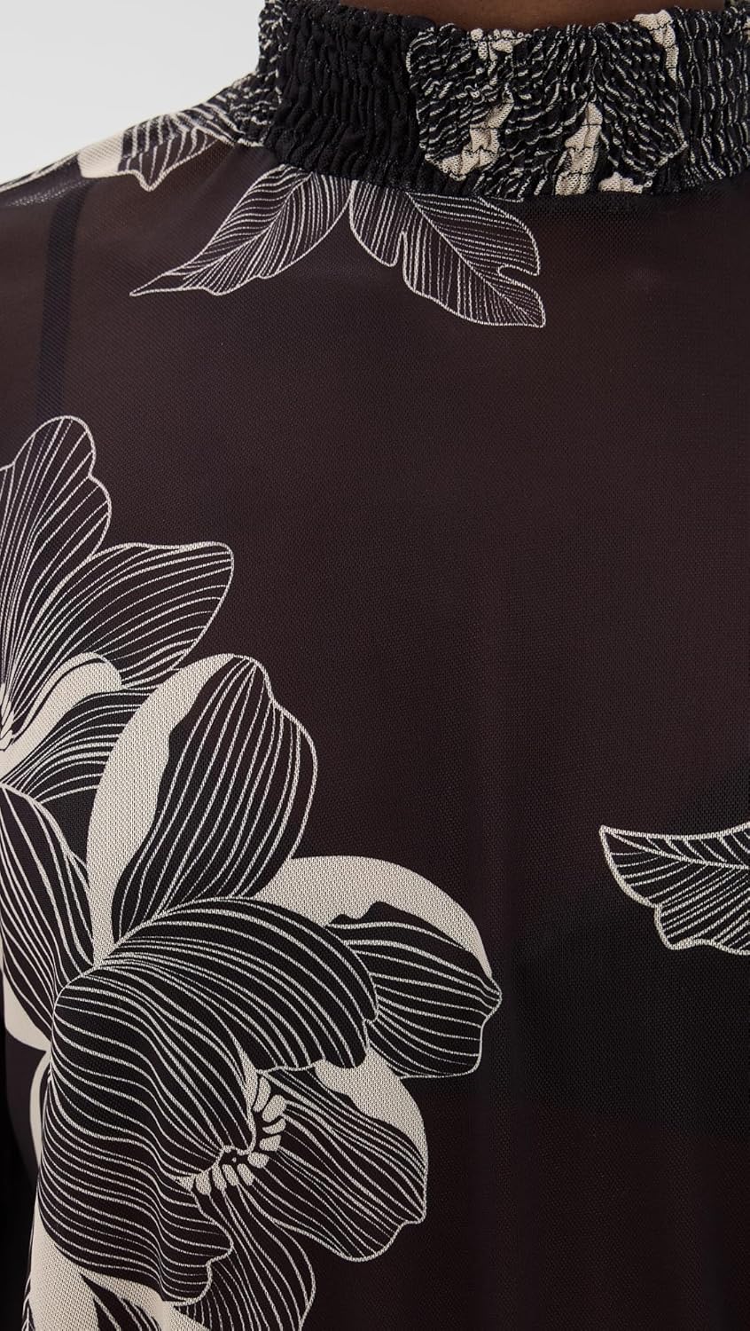 Women's Floral Tunic, Flora Print, XS - Image 6