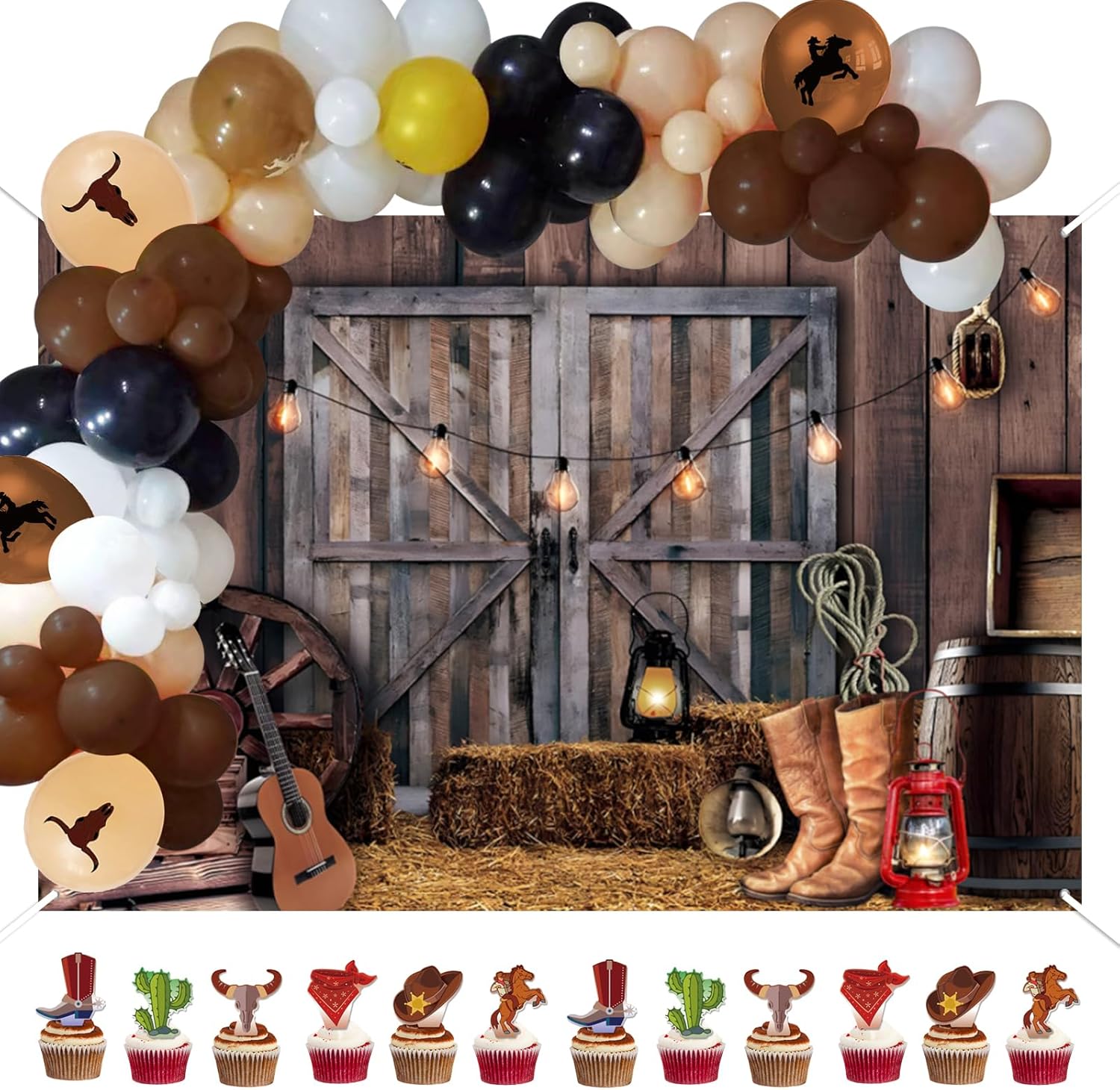 Amazon.com: Western Cowboy Party Decorations Western Party Supplies ...