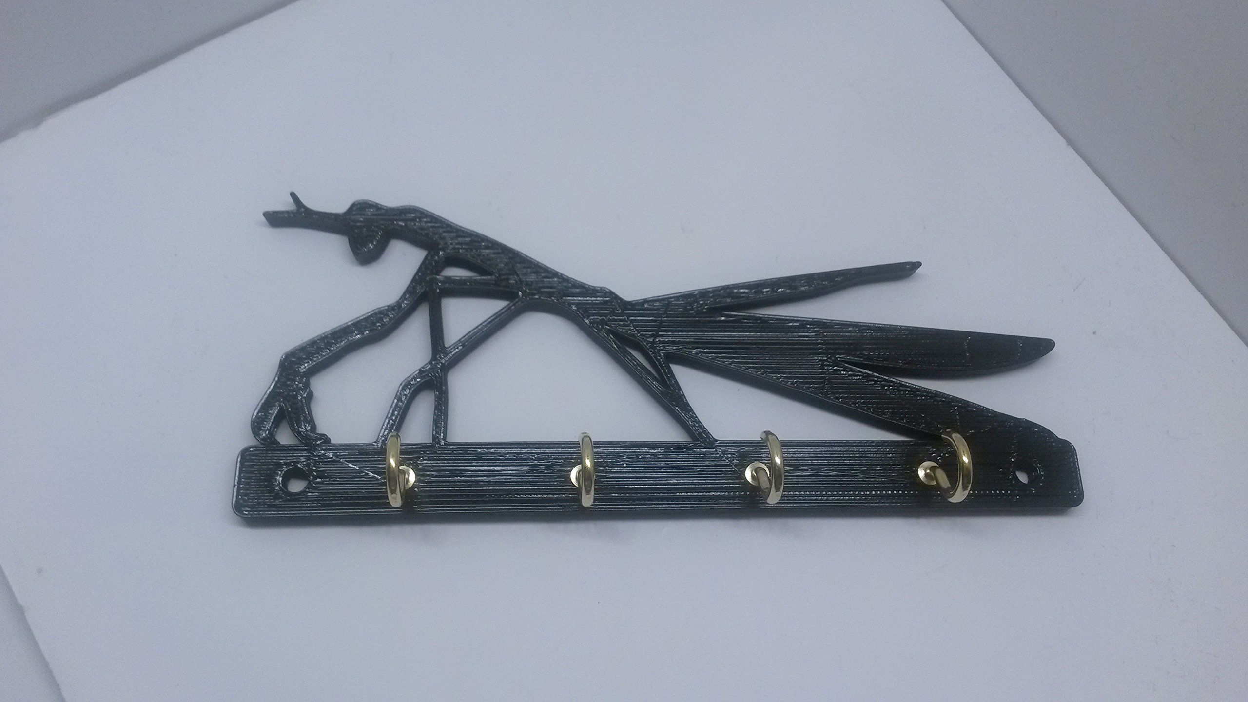 Medallurgy Praying Mantis Insect Bug Key Rack Holder Hanger Hook Nature Keyrack Organization