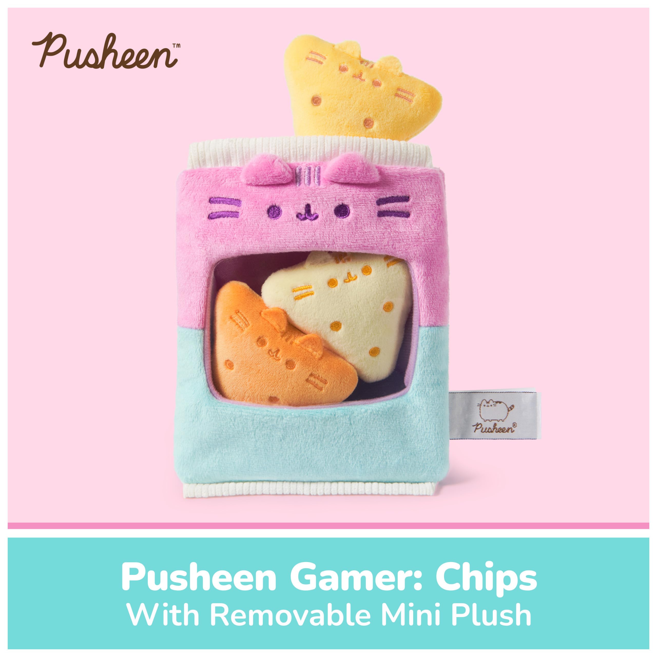 GUND pluszowa Pusheen Gamer Girl torba Chips