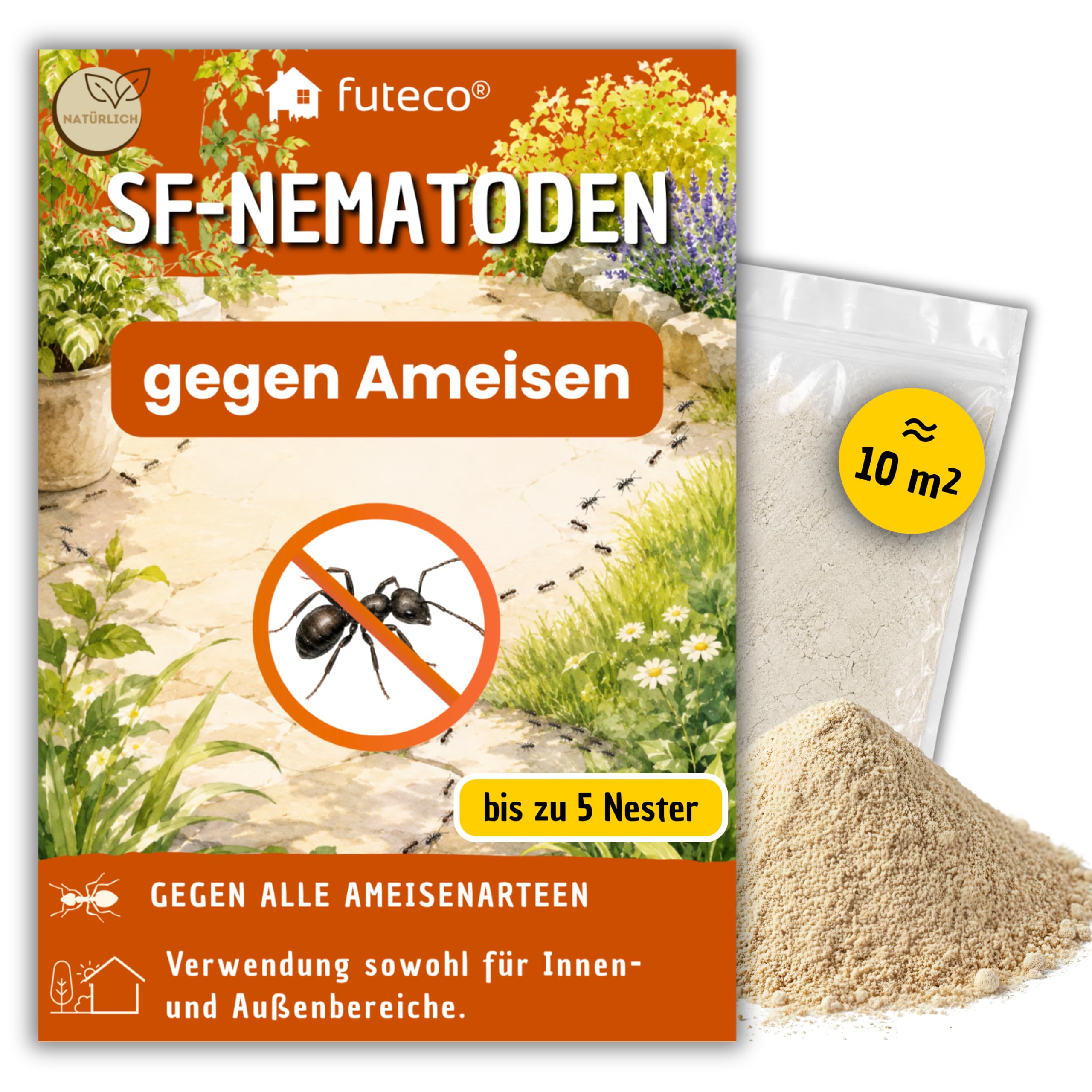 Futeco SF-Nematoden gegen Ameisen