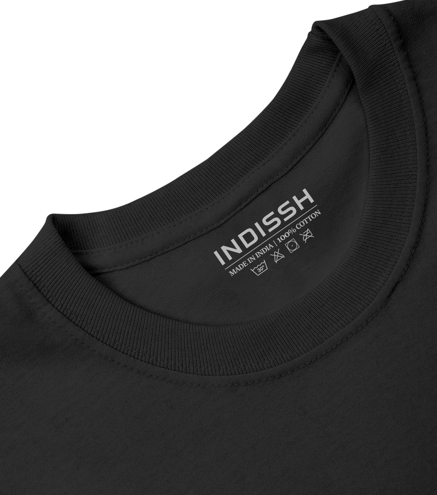 INDISSH Unisex Regular Fit Puro Cotone Girocollo Nirvana Grafica Stampato T-Shirt| Regolare & Casual Usura Mezza Maniche Magliette