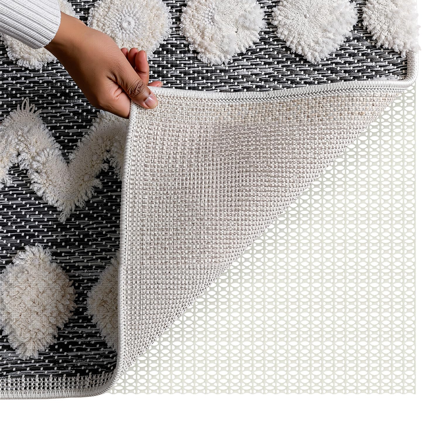 LUCKNIGHT Antirutschmatte für Teppich - 70 x 200 cm Anti Rutsch Teppichunterlage, Zuschneidbar, Antirutschmatte für Matratze Schublade Auto Kofferraum