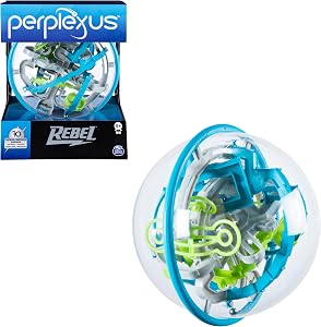 Spin Master Games – Perplexus – Perplexus Rebel – Labyrinthe Parcours 3D Rebel avec 70 Défis – Labyrinthe 3D – Jeu d’action et Réflexe – Casse Tete Enfant – Vertus Pédagogiques- Jeu Enfant 8 Ans et +