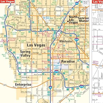 Rand McNally Easy to Fold: Nevada & Utah State Laminated Map