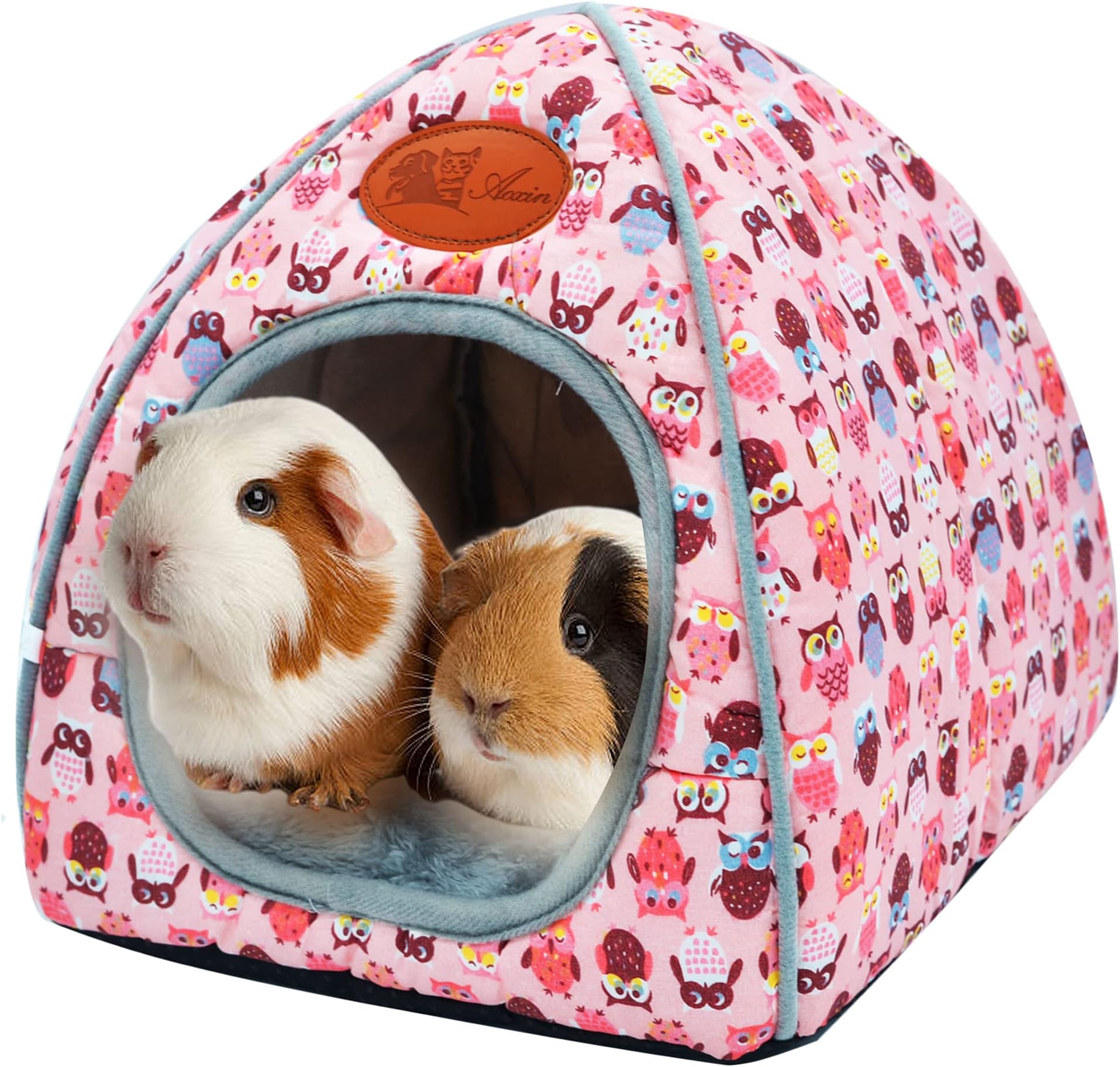 SUPJADE GuineaPig Rabbit Hedgehog Bed Cave Cozy Hamster House Large