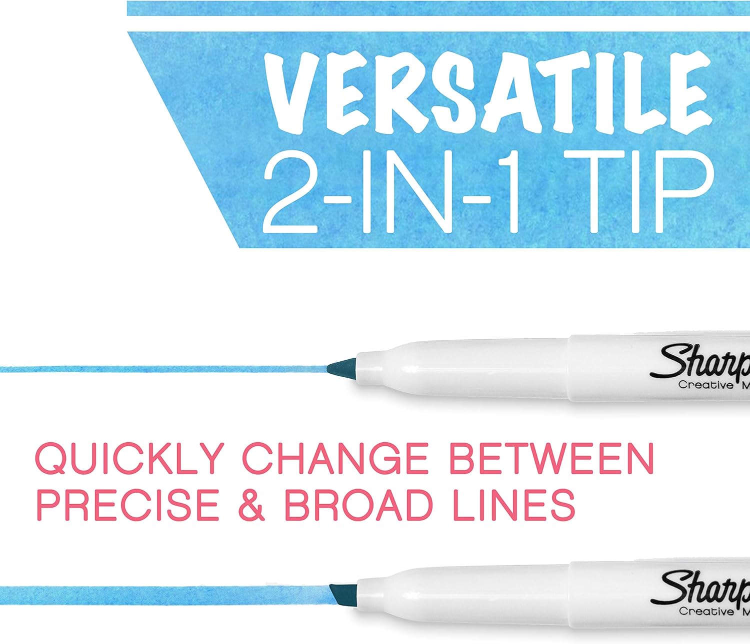 Sharpie S-Note Creative Markers, Highlighters, Assorted Colors, Chisel Tip, 12 Count : Everything Else