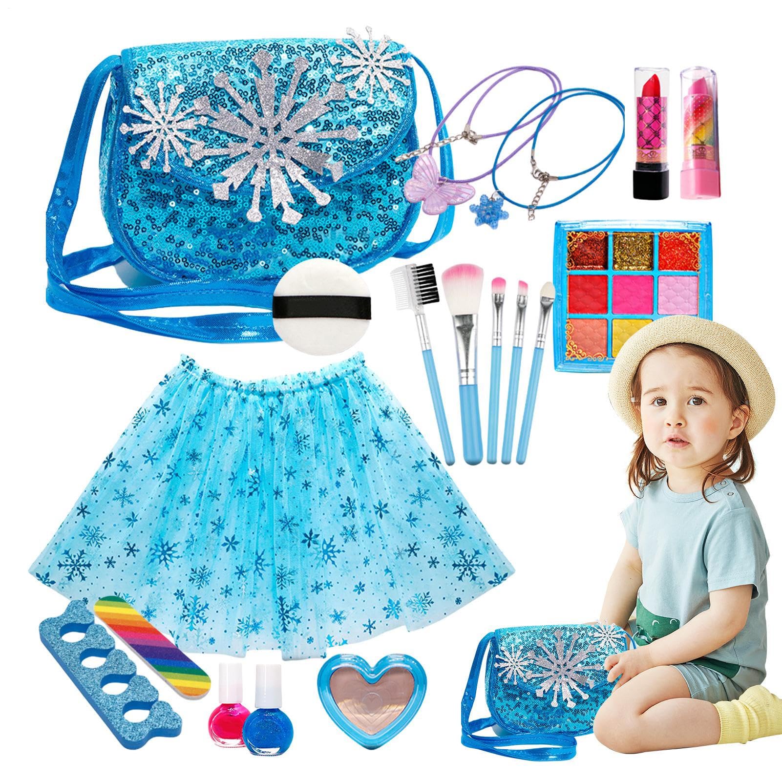 Juego De Maquillaje para Niños Y Niñas Compacto Y Interactivo