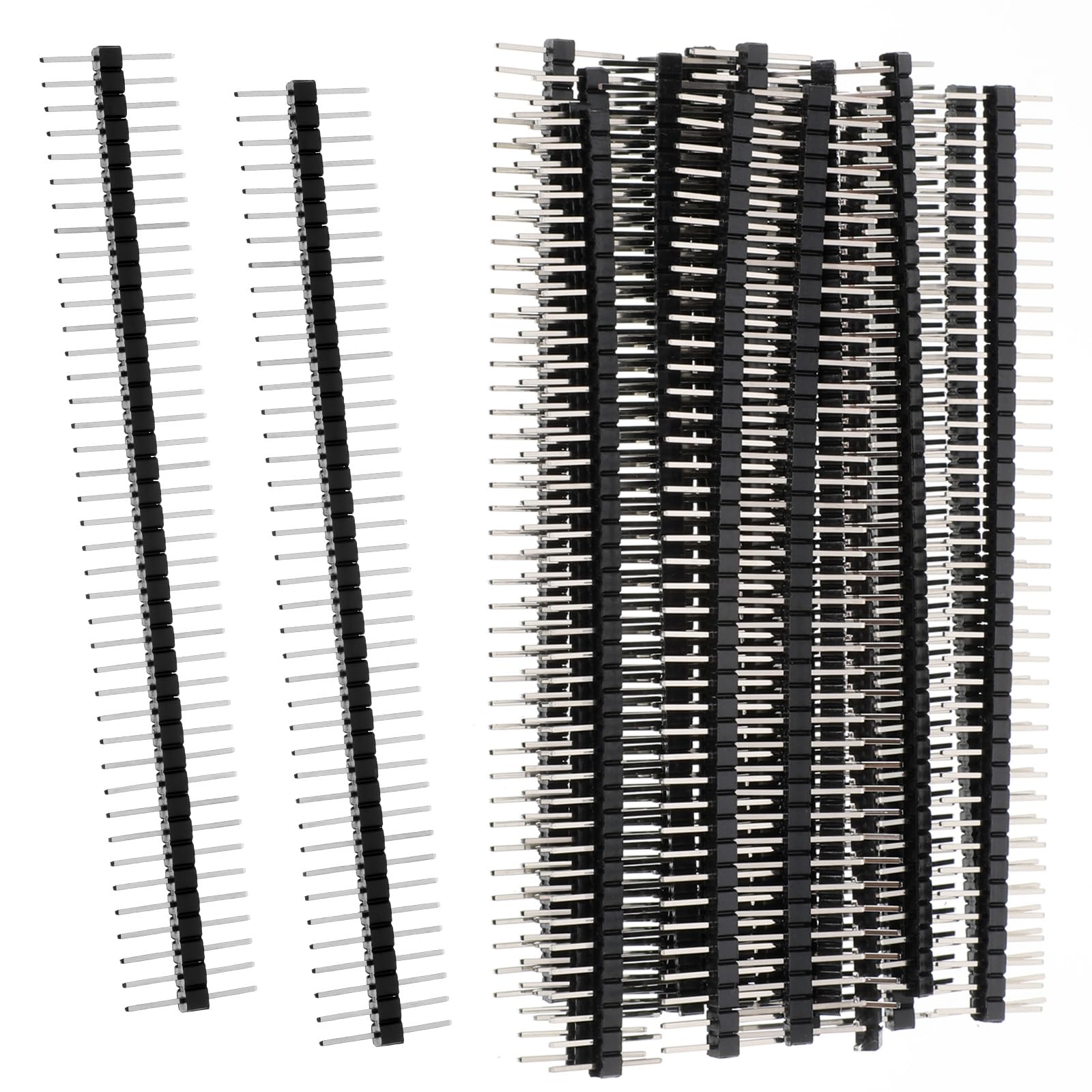 20 pezzi 2,54 mm Breakaway scheda 40 pin intestazione maschio e femmina pin intestazione PCB soldering pin per scheda forata