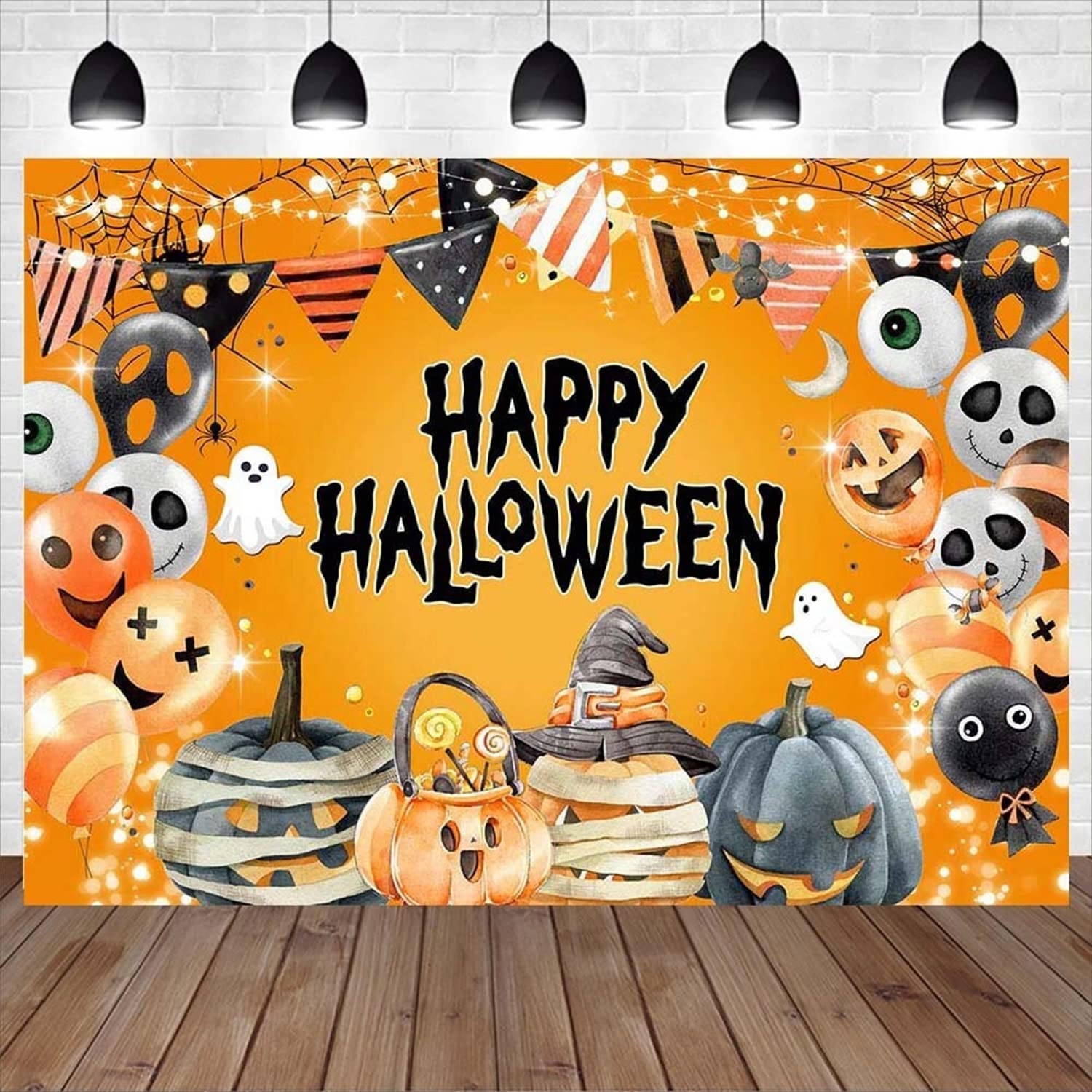 Amazon.co.jp: バック紙 背景紙 ハロウィン かぼちゃ ゴースト お化け 