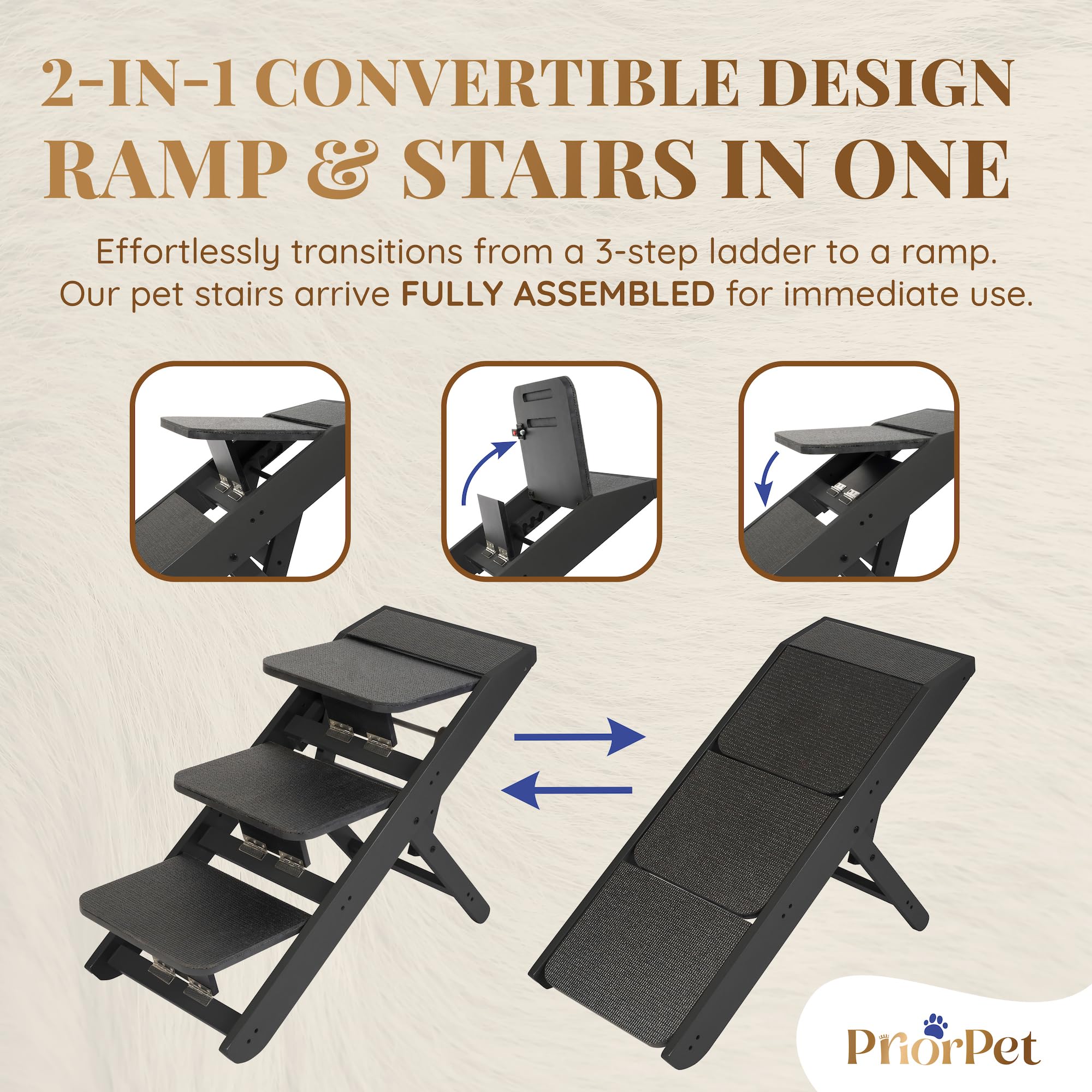 Dog Ramps For Bed Generic Dog Stair Ladder Dog Ramp Foot Stool ...