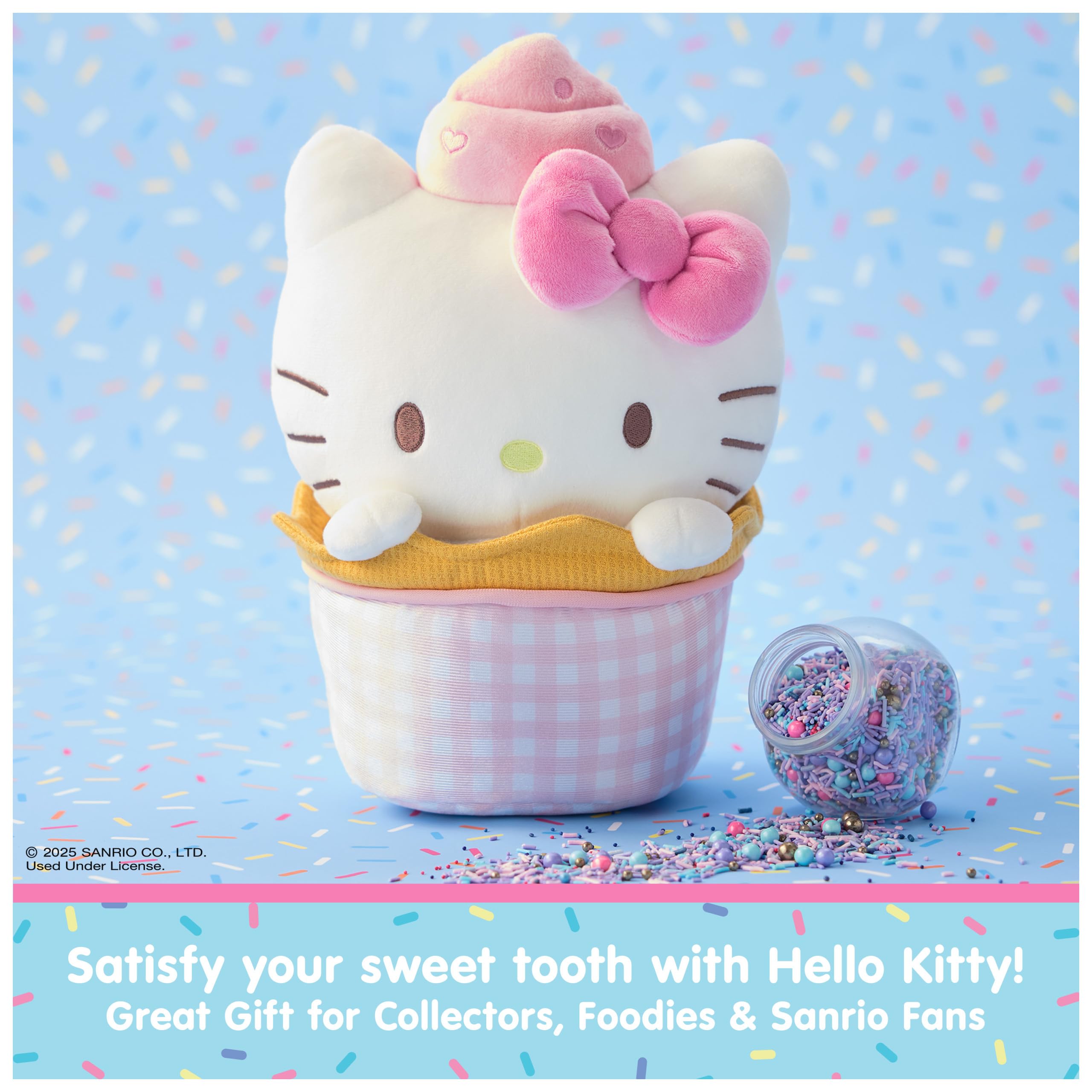 Amazon.com: GUND Sanrio Official Hello Kitty Ice Cream Plush