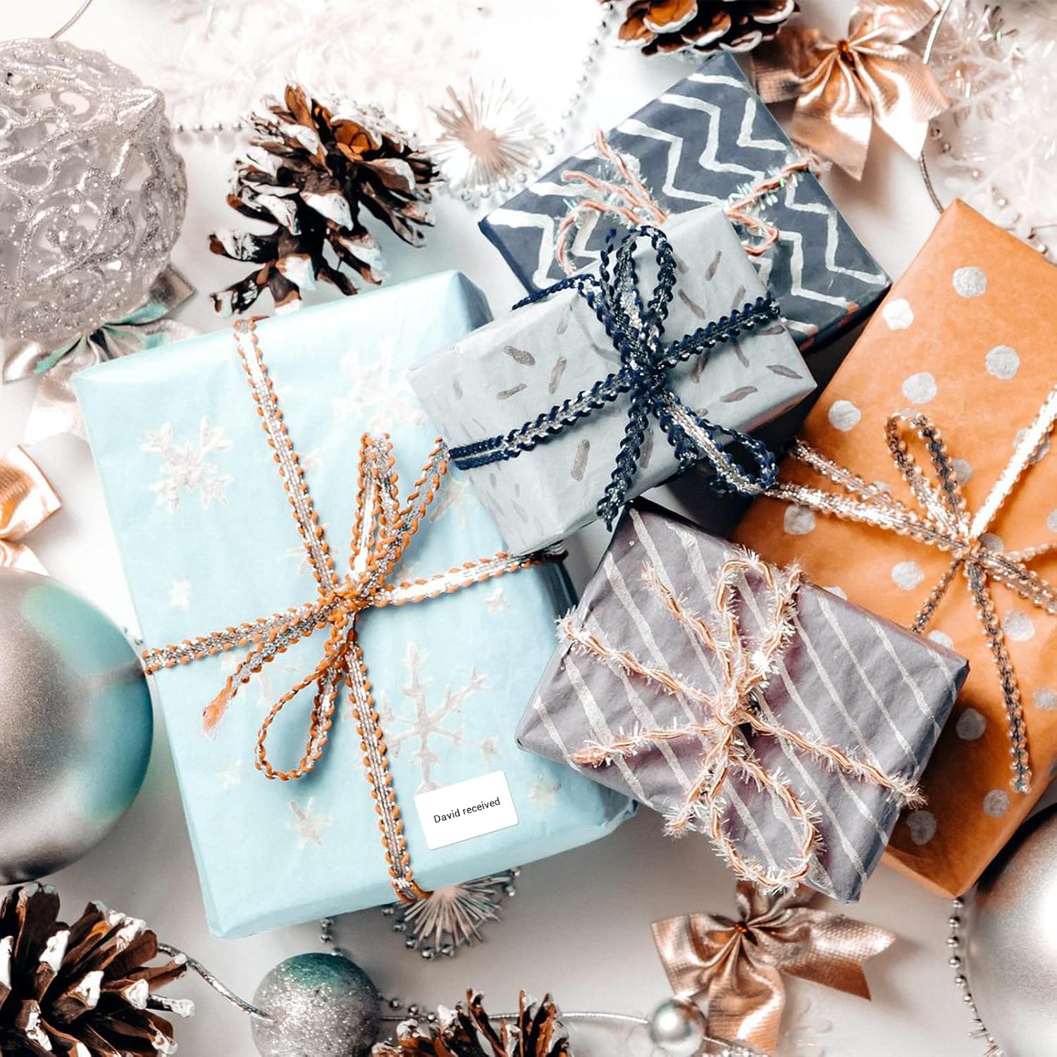 NIIMBOT D101 Label Maker Tape Self-Adhesive Labeling Tape Replacement 0.98" X 3.94" (25 X 100mm) Thermal Label Paper for Home Kitchen, 65 Labels/Roll, White - Image 6