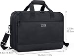 CURMIO MTG Card Bag Compatible with Magic The Gathering Cards, Black | MTG Case for Cards Against Humanity or Other Card Games, 5 Removable Dividers, Back Luggage Strap, Large Capacity