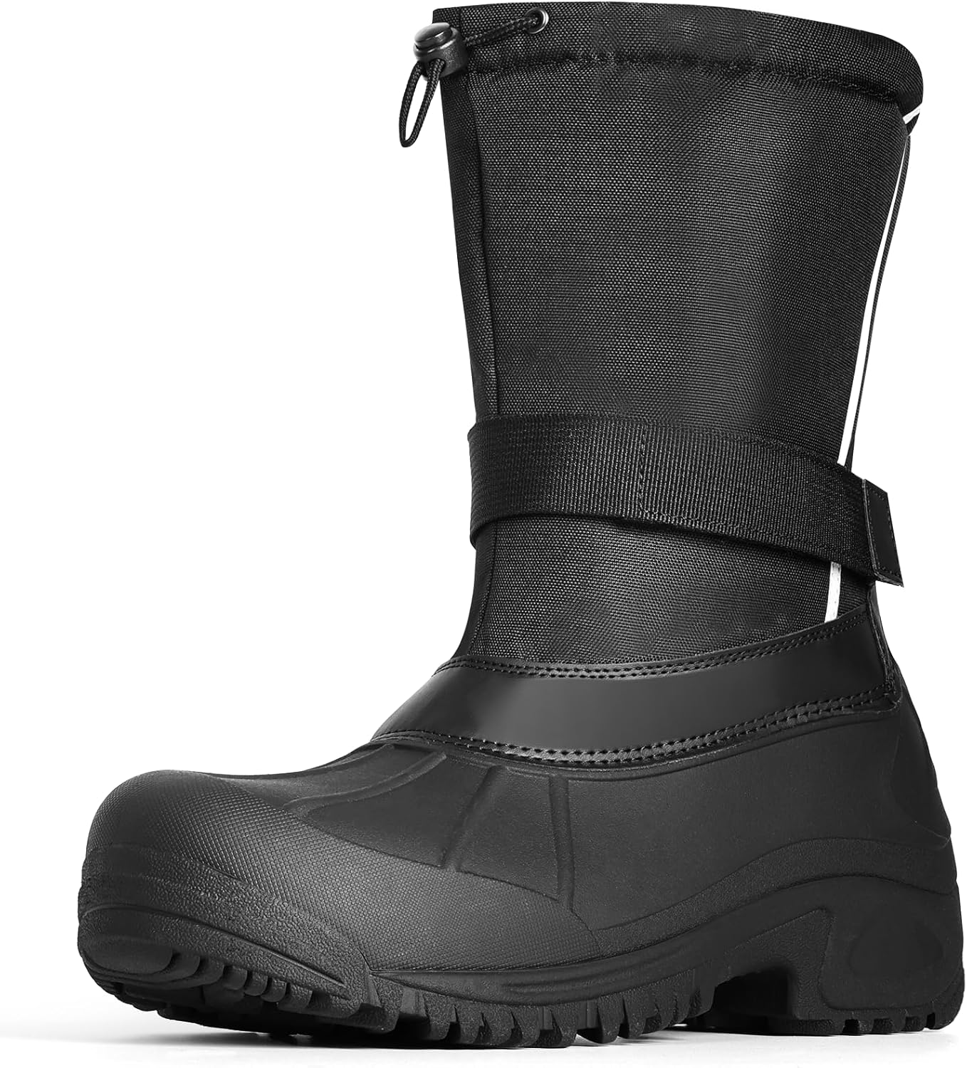 Furuian Snow Boots for Men Winter Boots for Men Waterproof Outdoor Non Slip Hiking Boot Mens Insulated Boot with an Insulated Inner Liner