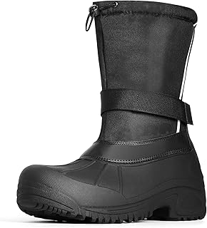 Snow Boots for Men Winter Boots for Men Waterproof Outdoor Non Slip Hiking Boot Mens Insulated Boot with an Insulated Inner Liner