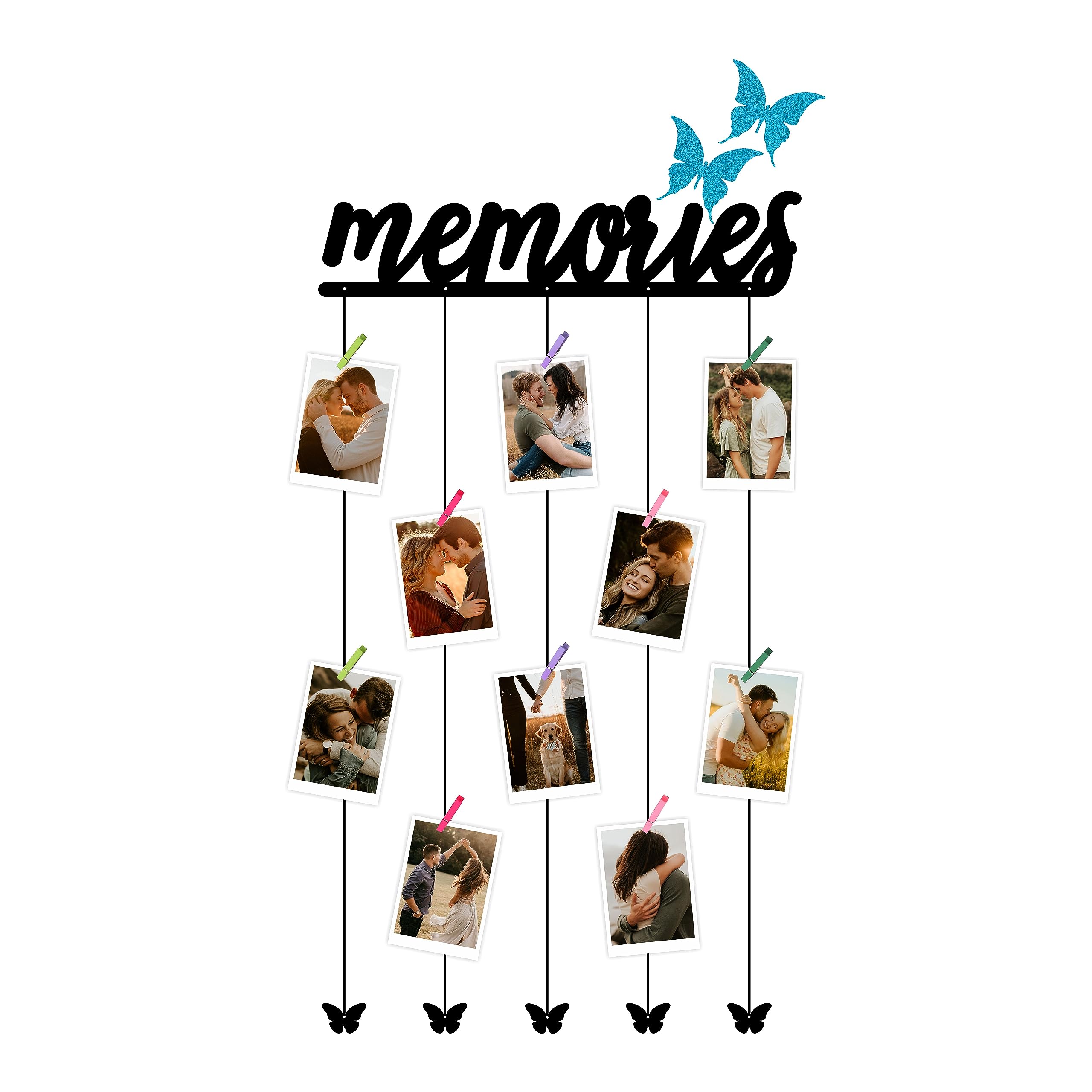 ColorSplash Self Customize Dream Catcher with 10 Colorful Wooden clip's Attach Your Memories Gift for Husband/Wife, Gift Your Brother/Sister, Gift for Friend, Wall Hanging, Home Decor-image-7