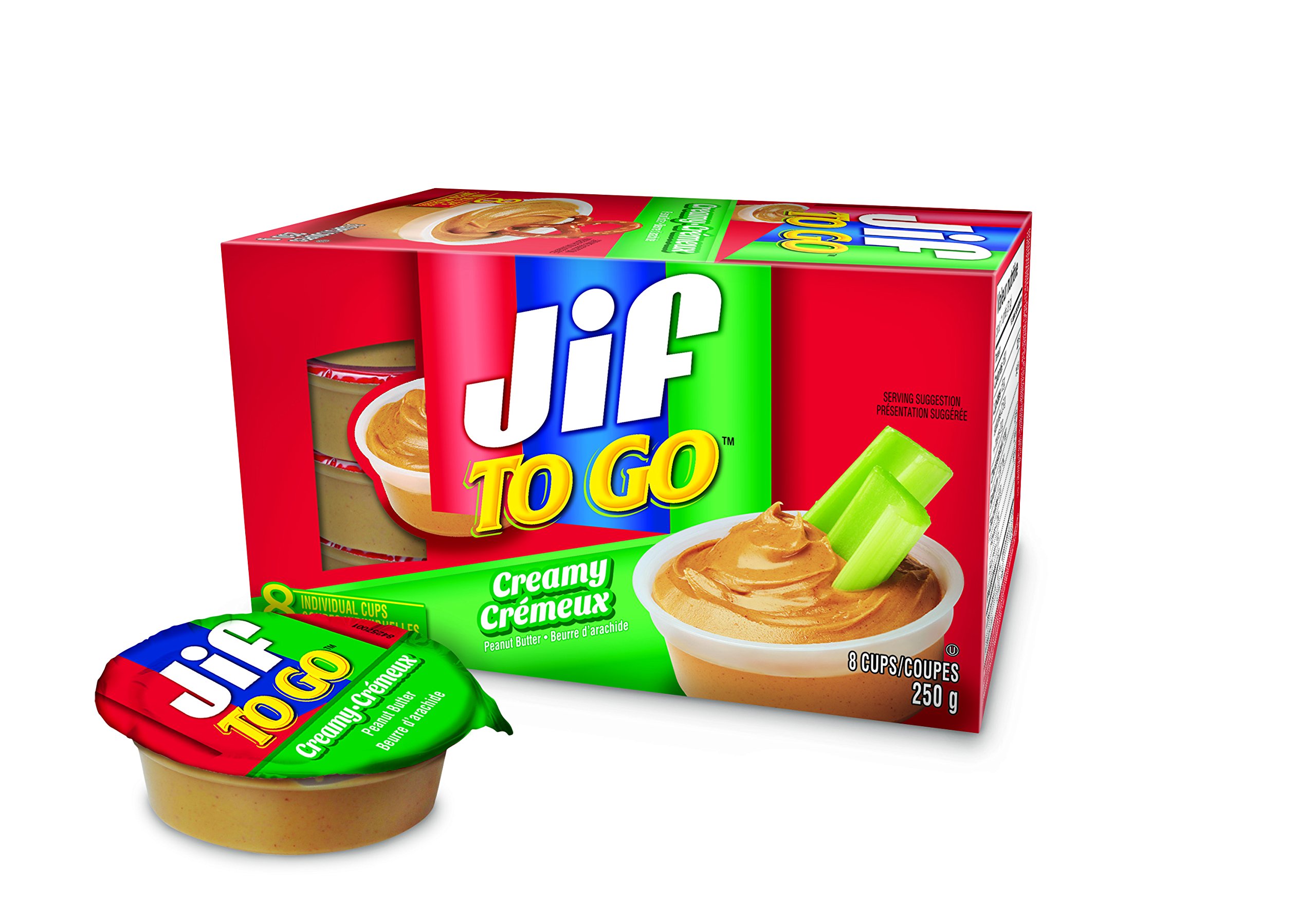 Jif to Go Creamy Peanut Butter 8 Cups