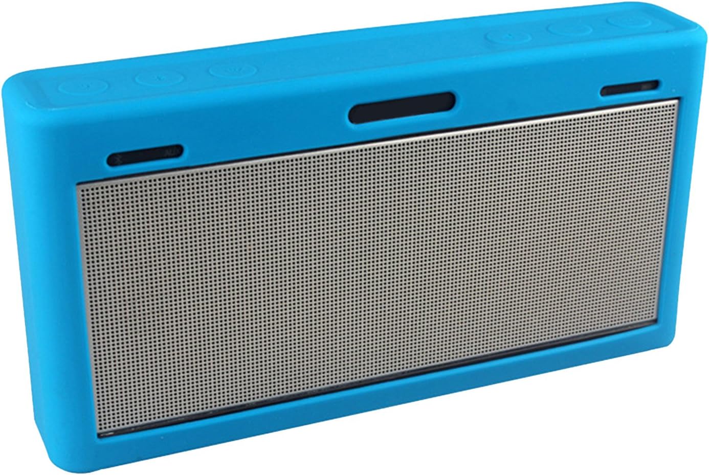 LuckyNV Protective Case Soft Silicone Shockproof Waterproof Protective Sleeve for Bose SoundLink 3 Bluetooth Speaker (Blue)