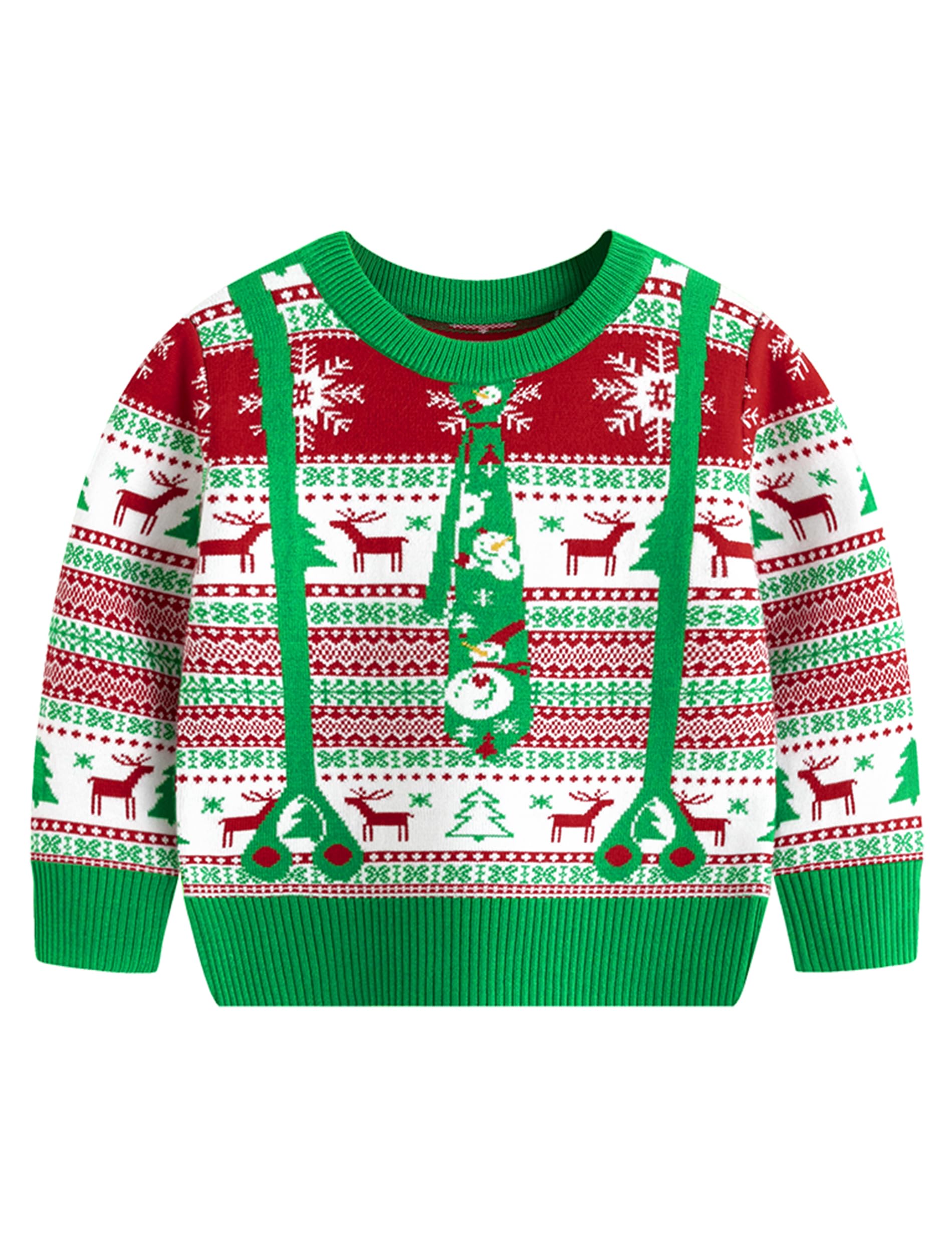 Remimi Kids Christmas Sweater for Toddler Girls Boys Holiday Pullover Top