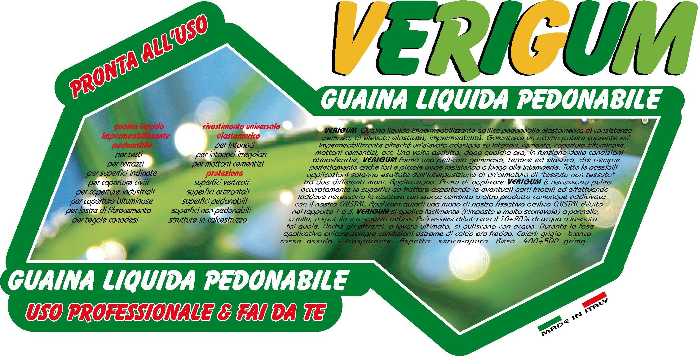 Verigum - Funda líquida peonable blanca, 4 kg