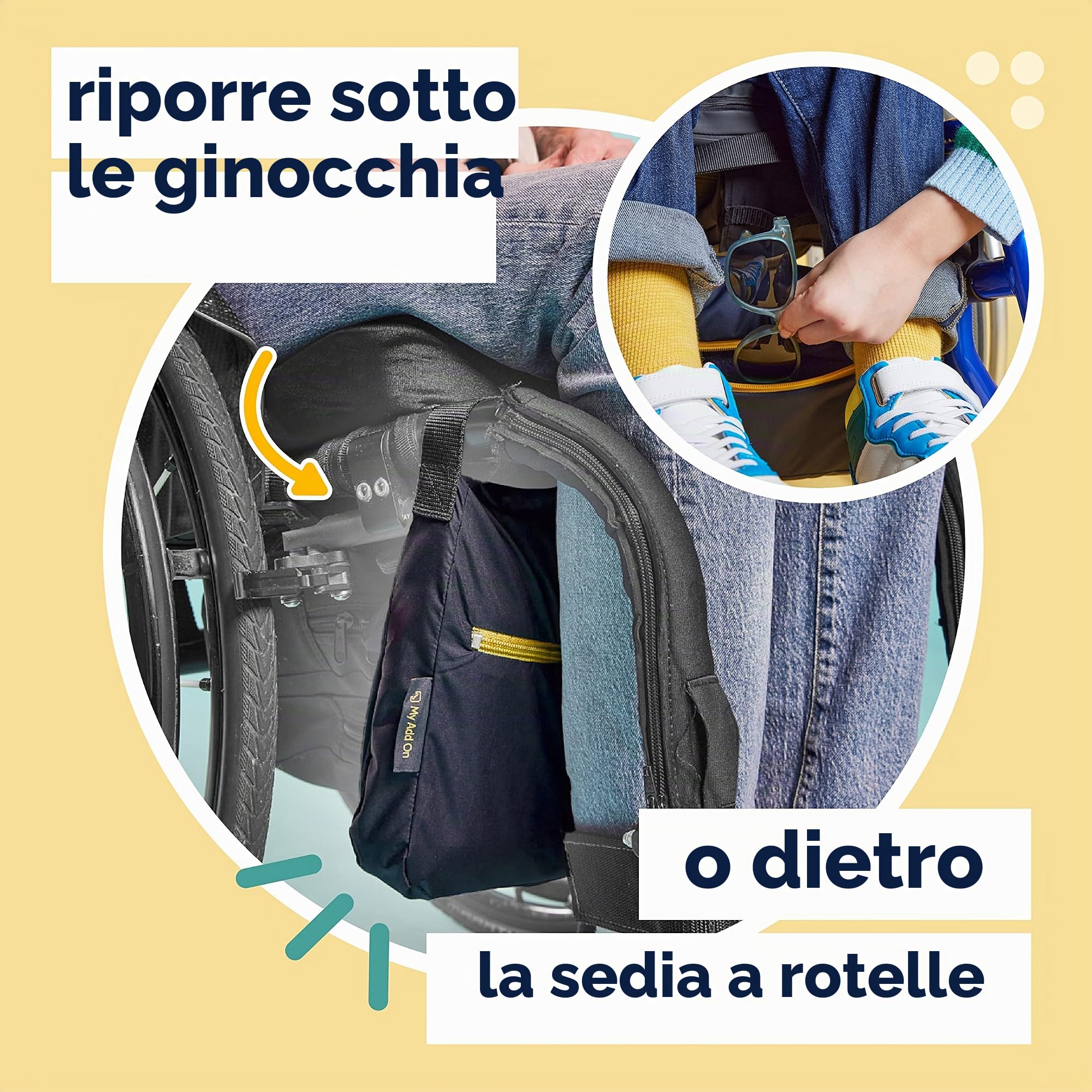 myBlanket Coperta per Sedia a Rotelle Inverno - Coprugambe Impermeabile al Vento e alla Pioggia, Leggera e Compatta per Bambini in Sedia a Rotelle - Pile (Kids)