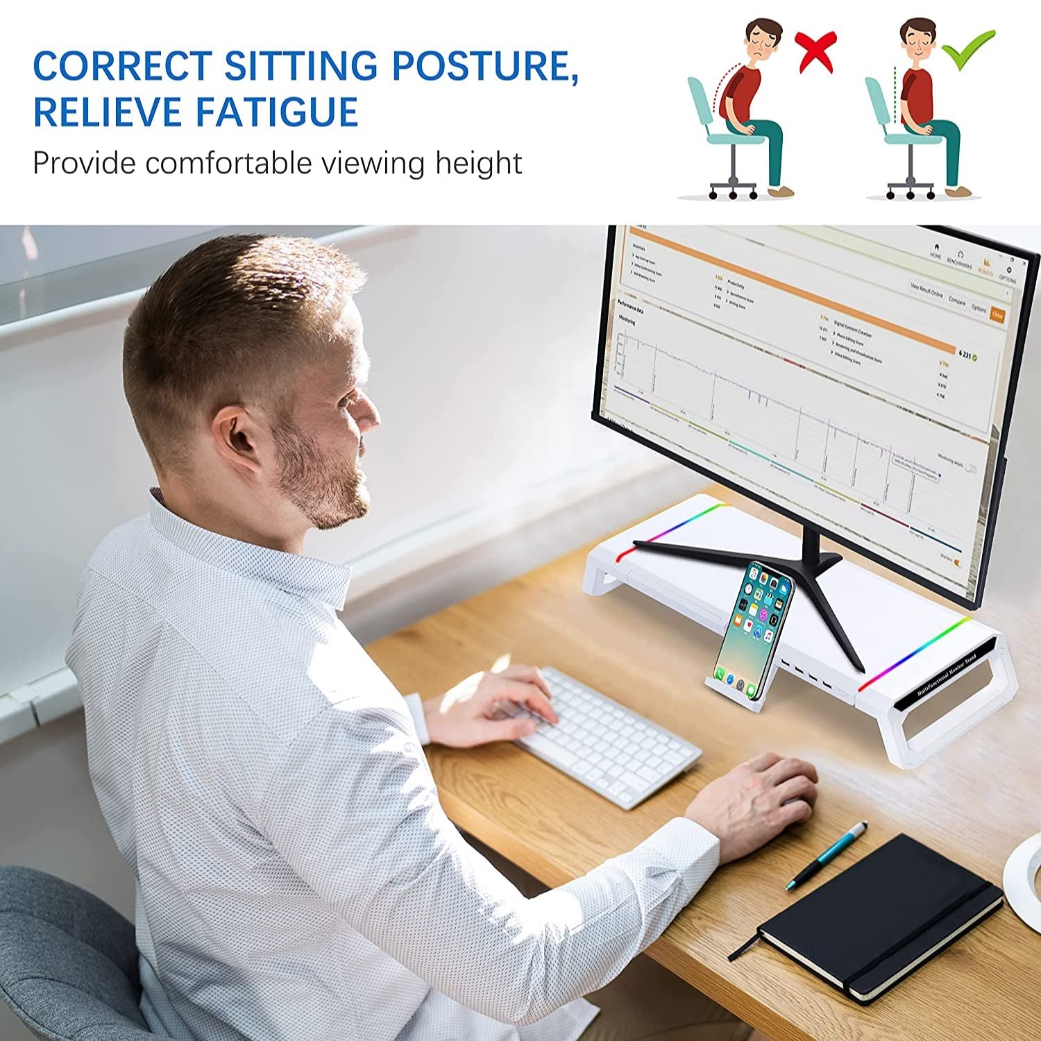 Buy Pillarmax Laptop Stand, Foldable Laptop Holder with HeatVent