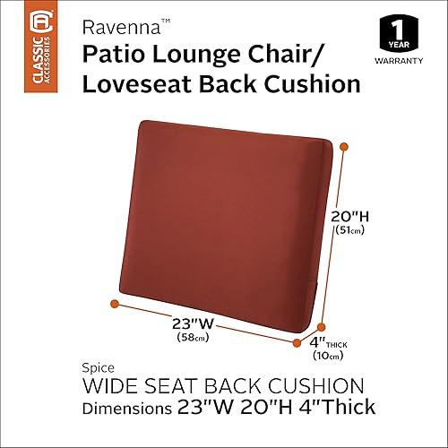 Miniatura 3 de Cojín Classic Accessories Ravenna almohadón de jardín, para exterior, Spice Gris topo oscuro,Azul (Empire Blue),Espresso,Verde (Mallard