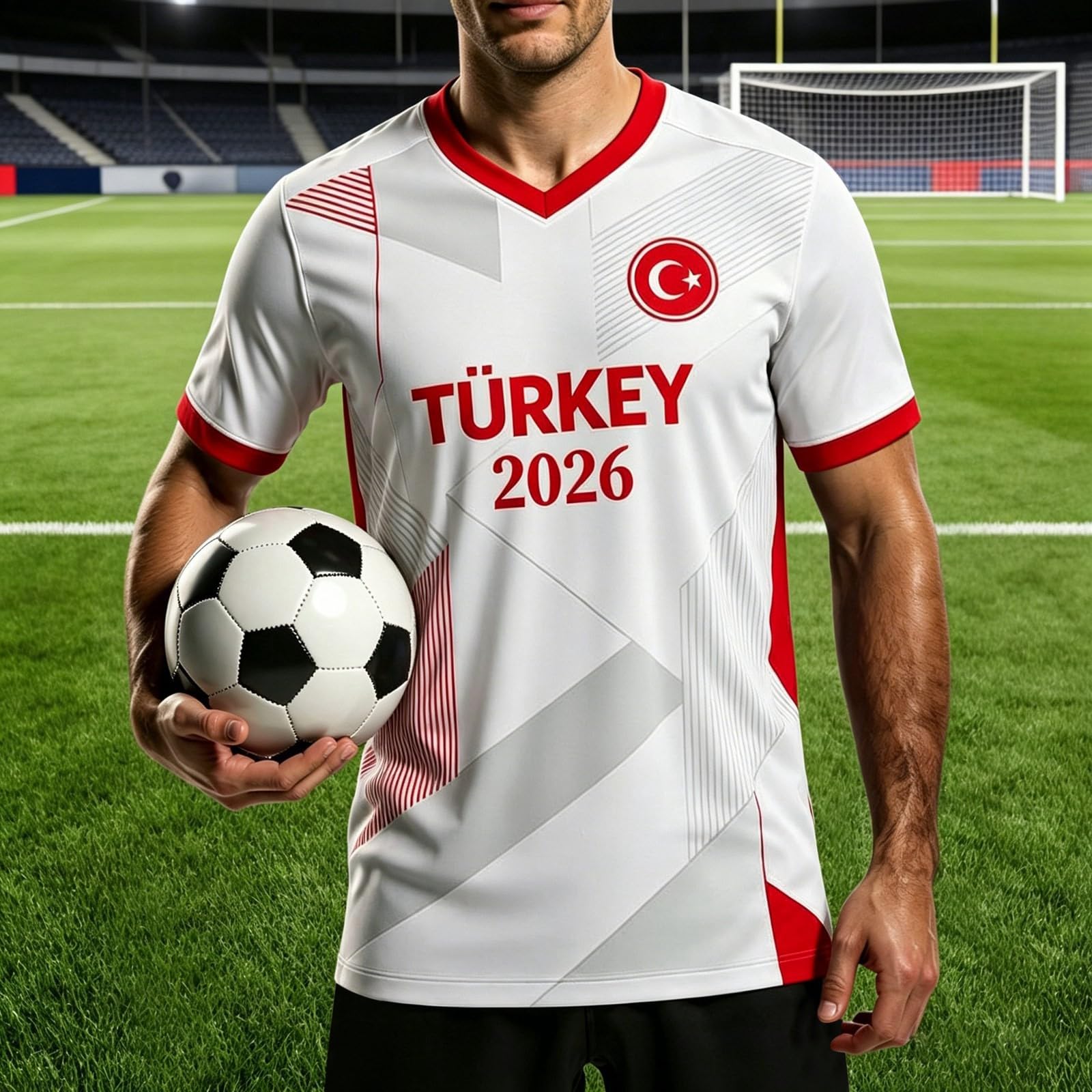 Turkey 2026 Football Jersey Men's National Team Soccer T-Shirt Sports Fan Gear — view 2