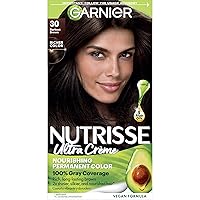 Vista 20 de Garnier Color de Cabello Nutrisse Crema Nutritiva, 10 Negro (Regaliz) Tinte Permanente para el Cabello, 1 Unidad (El Empaque Puede Variar)