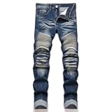 Men's Retro Straight-Fit Stretch Jean