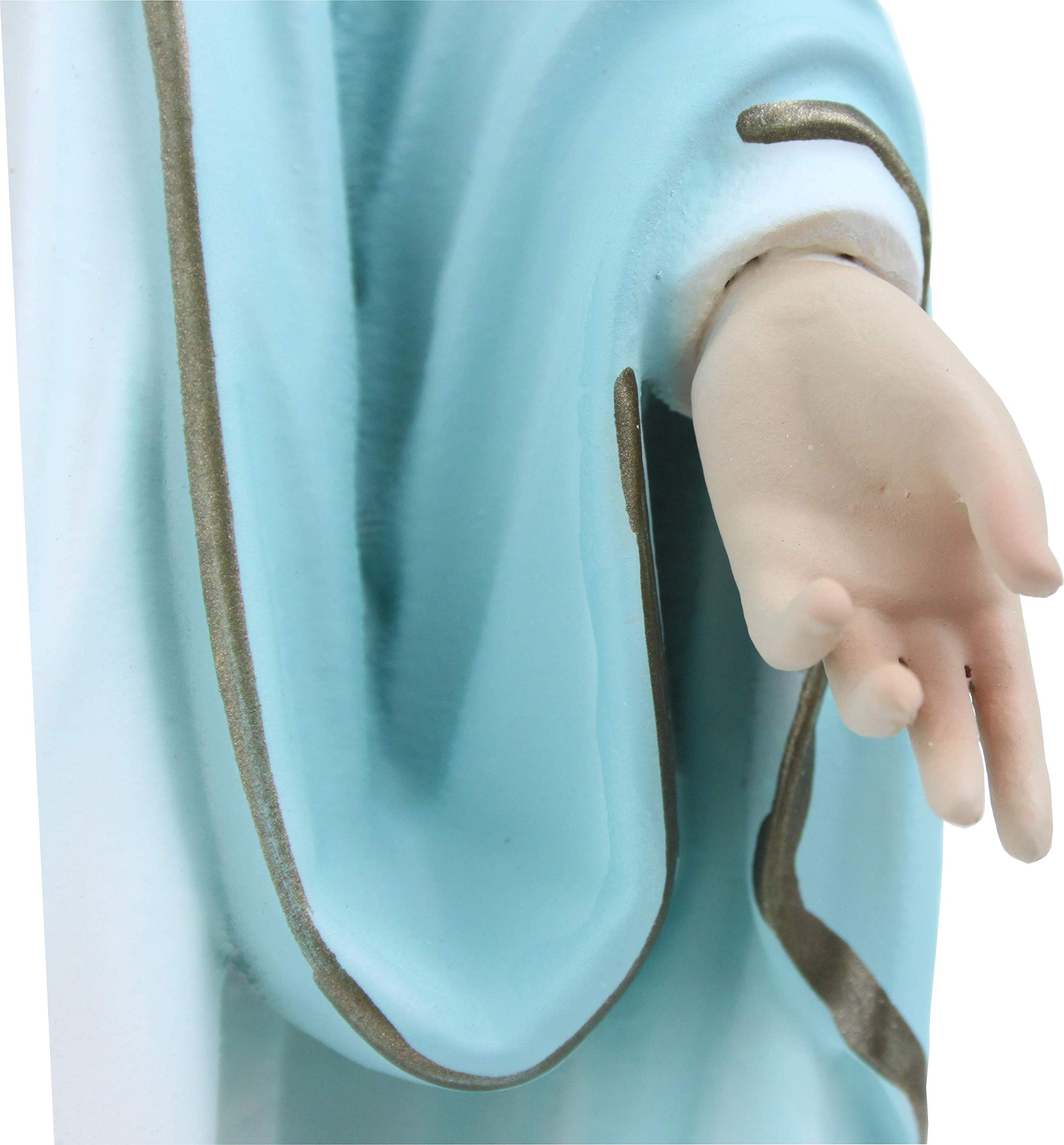 Proposte Religiose Statua Madonna Immacolata o Miracolosa in Resina cm 30 - Made in Italy