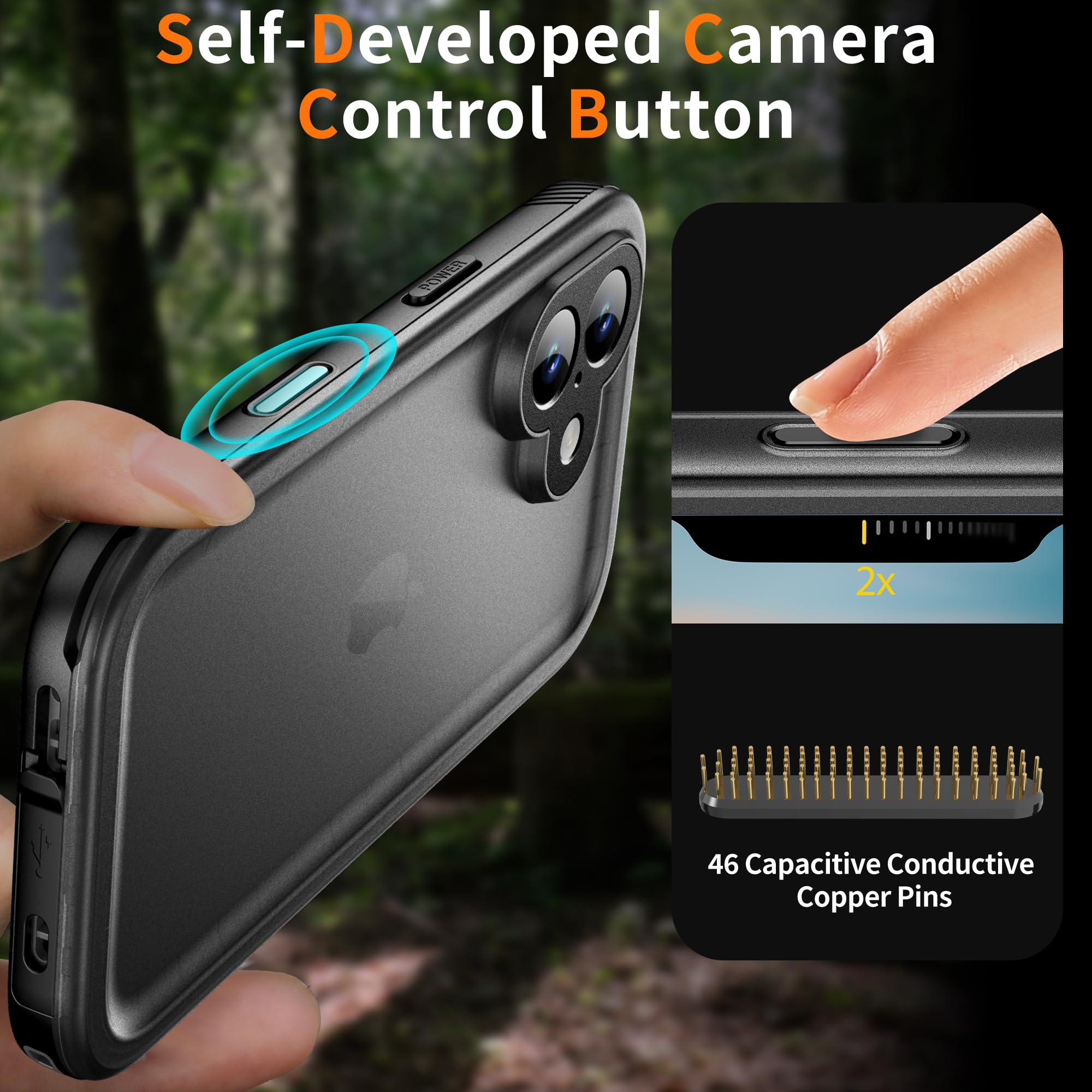Cozycase Supporto Telefono Bici Moto Per iPhone 17 Impermeabile - Metallo/Alluminio Porta Cellulare Navigatore Manubrio Mtb Bicicletta Monopattino Elettrico Scooter Mountain Bike Waterproof