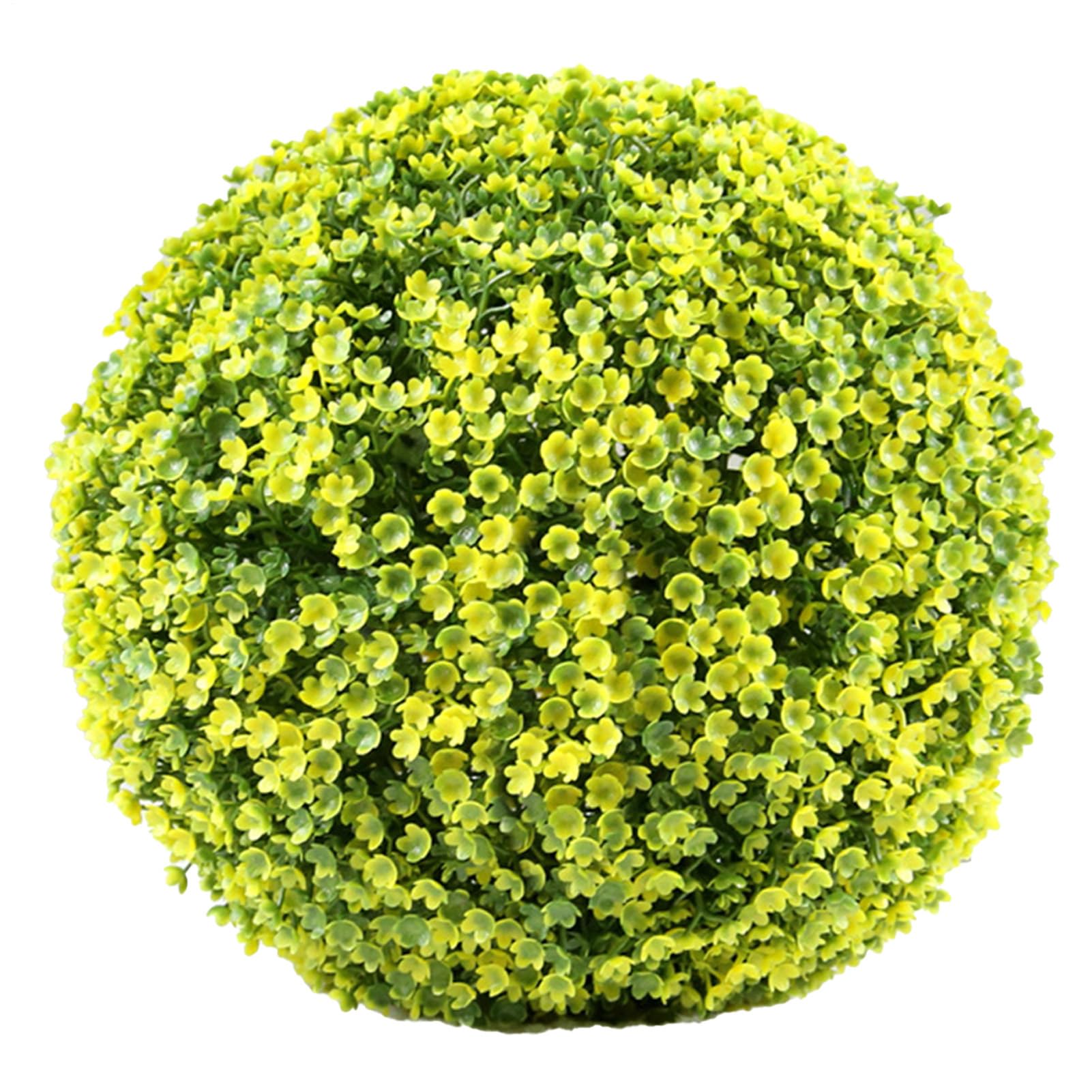 Boule topiaire artificielle verte pour décoration extérieure et aménagement paysager
