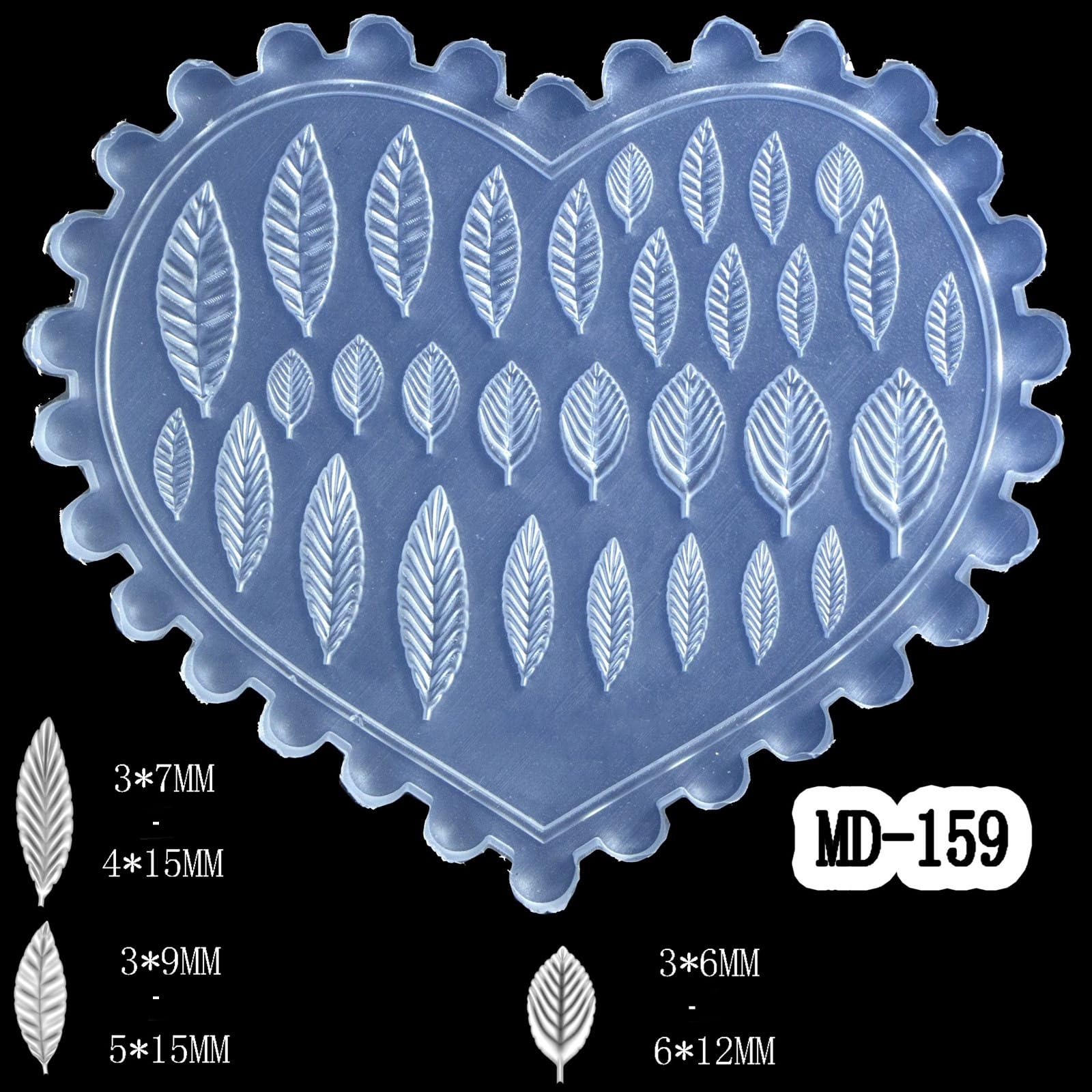 Creative Nails Art Moule en silicone pour créer facilement des motifs et des designs - Matériaux souples - S'adapte à différentes formes d'ongles