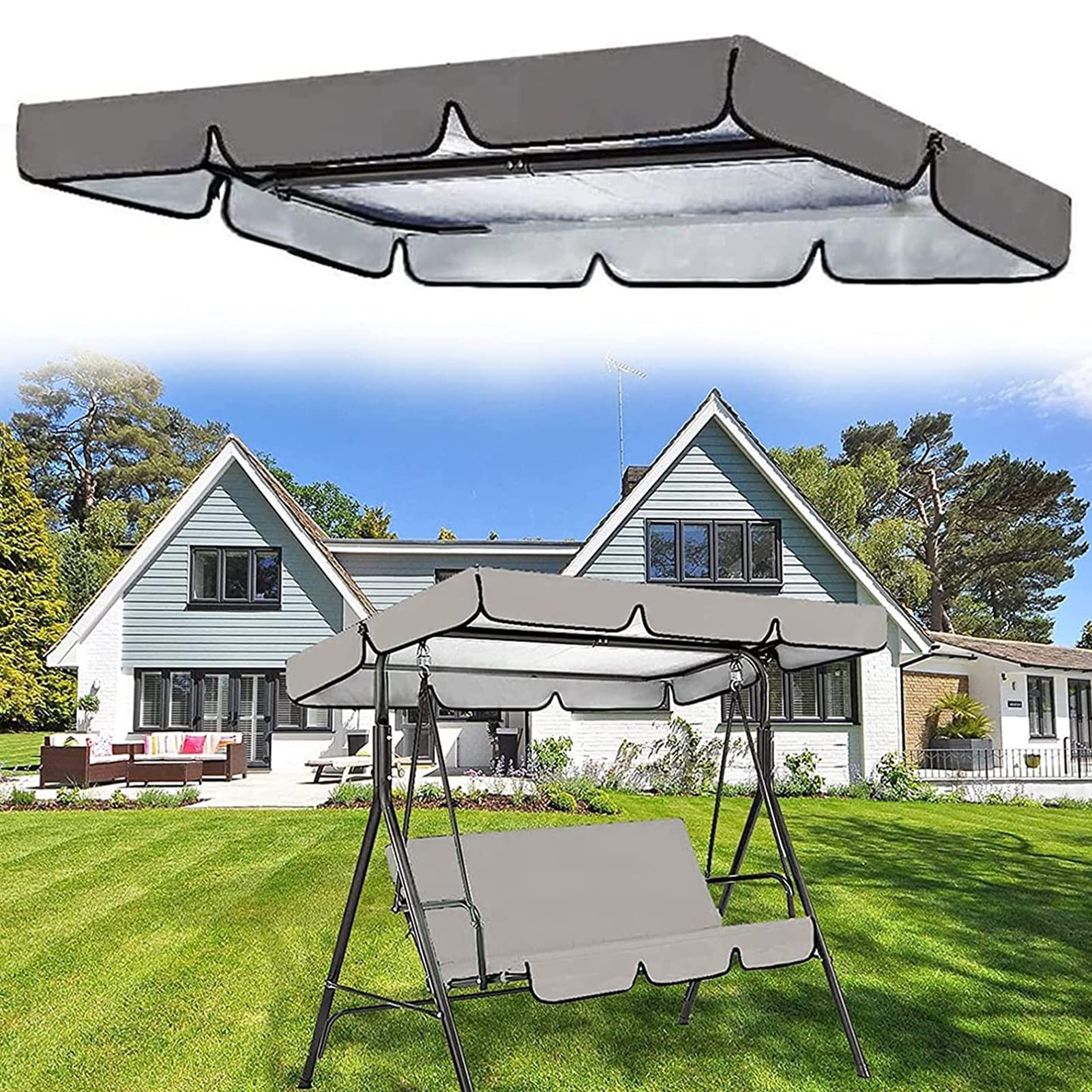 Balancin De Jardin JIEXUHDE Toldo Ecambio Balancin Jadin 2/3 - Main Image