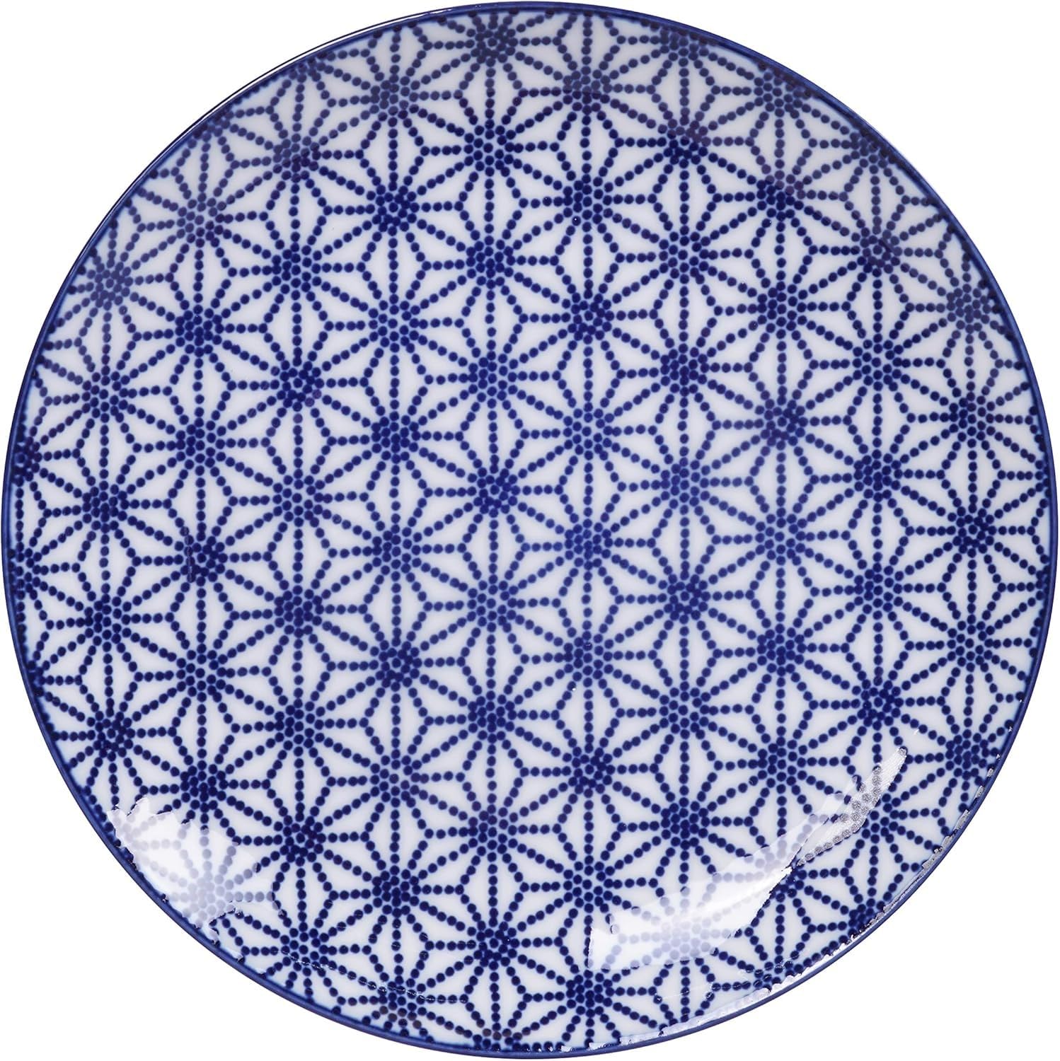 TOKYO design studio – Nippon Blue Gebäckteller Teller-Set (4-tlg.) 20,6cm