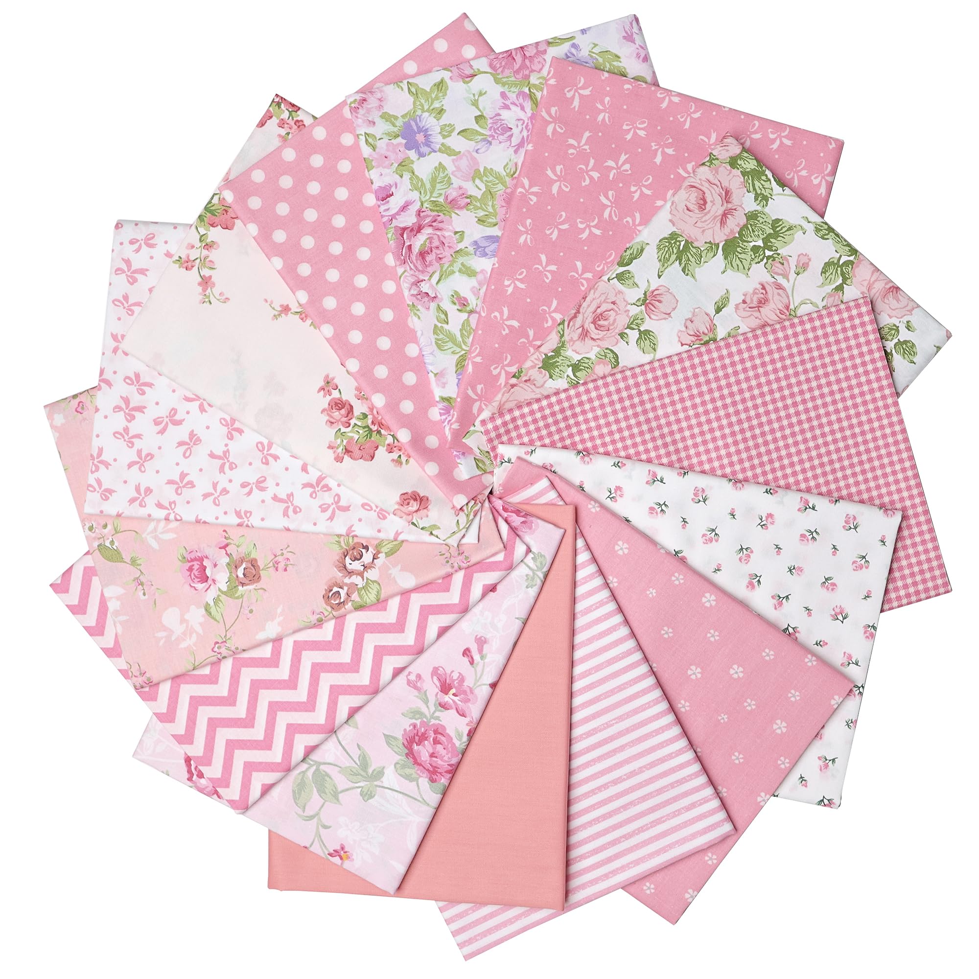 Nodsaw Pink Fabric Fat Quarter Bundle